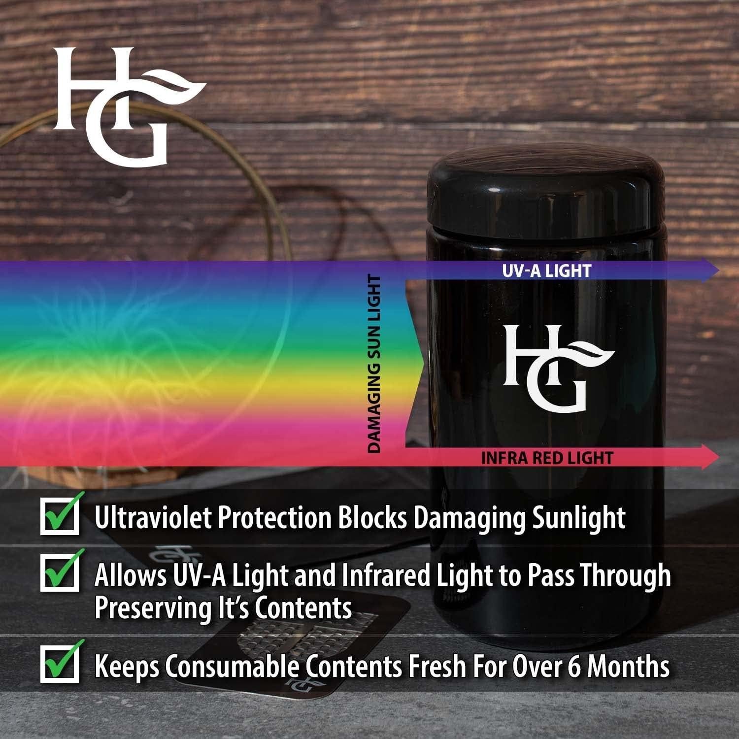 Tarro Hermético Ultravioleta Herb Guard 1 Litro - Frescura Prolongada