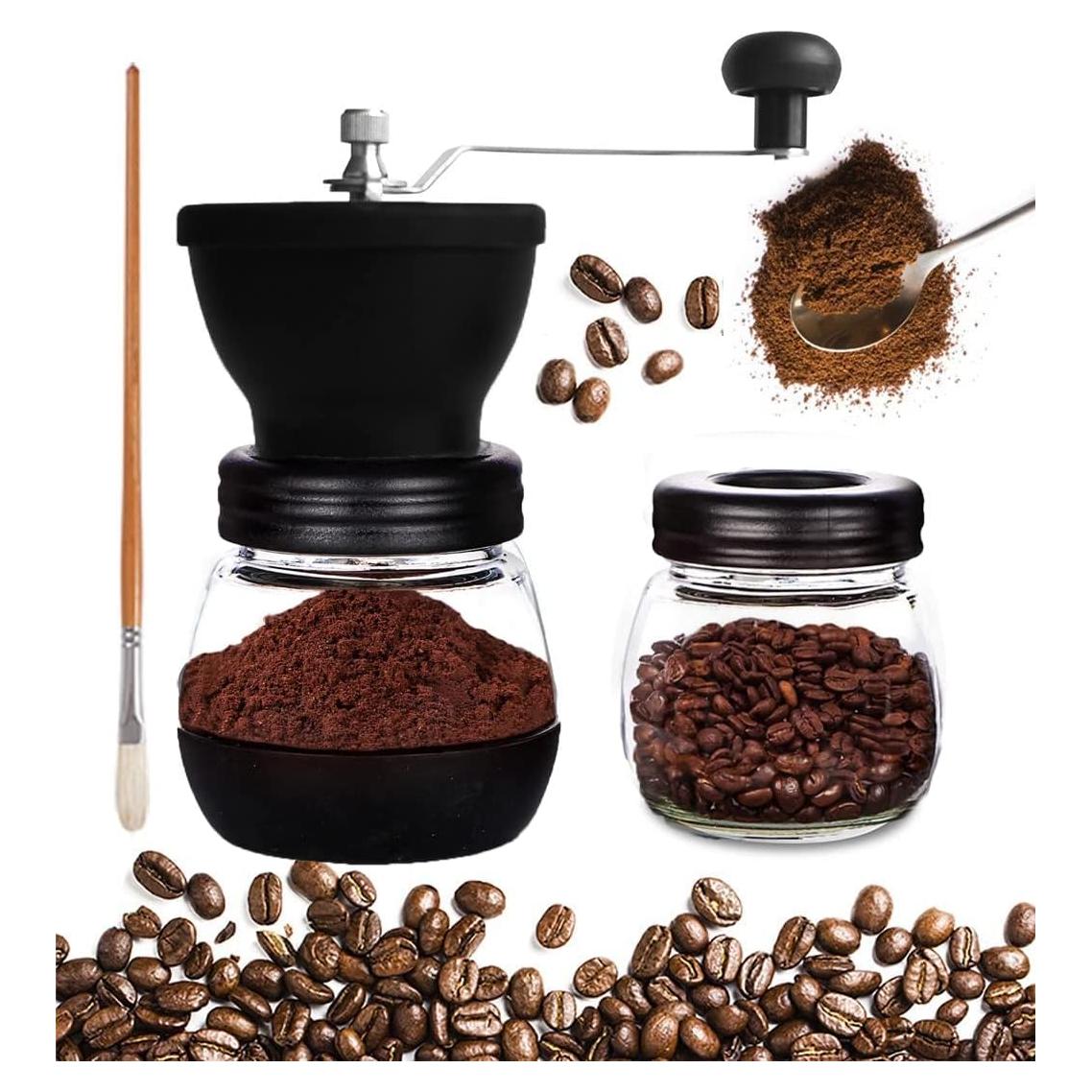 Molinillo de Café Manual Mixpresso con Muela Cerámica y Tarros