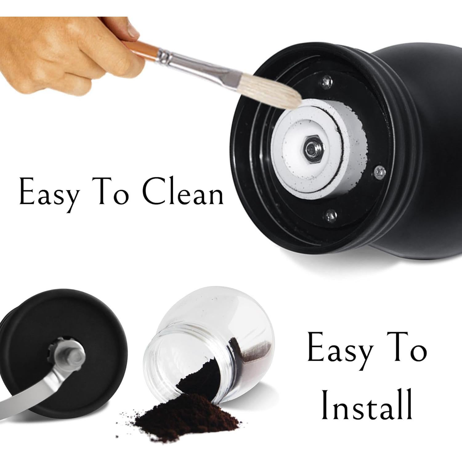 Molinillo de Café Manual Mixpresso con Muela Cerámica y Tarros