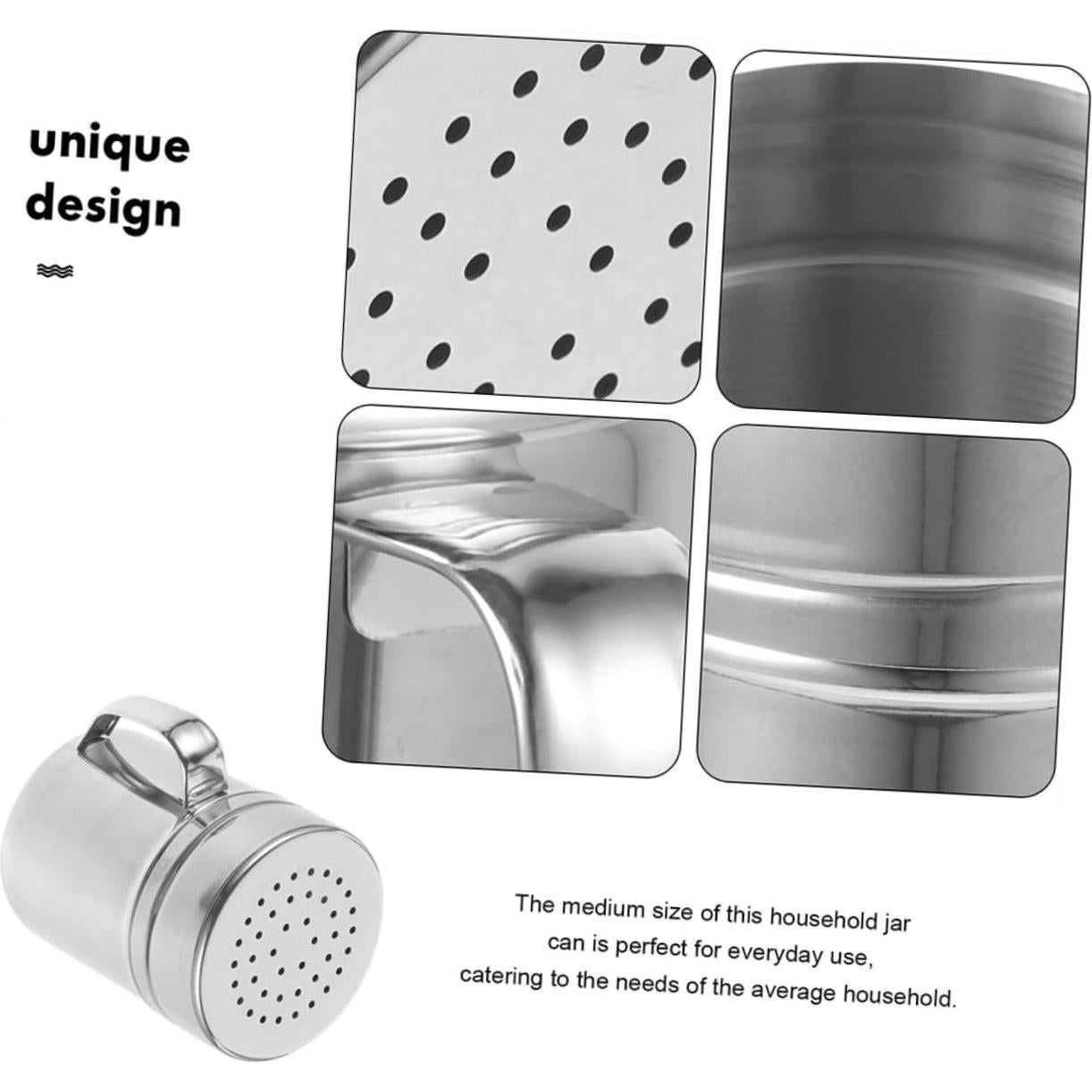 Set de 4 Botellas de Especias Acero Inoxidable Cabilock