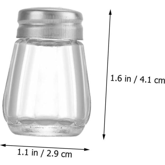 Juego de 30 Mini Sazonadores CHICAMPERA de Vidrio y Acero