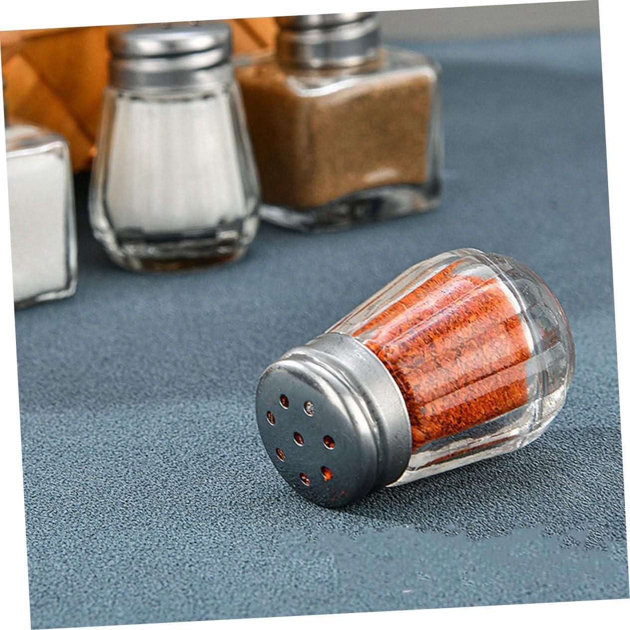 Juego de 30 Mini Sazonadores CHICAMPERA de Vidrio y Acero