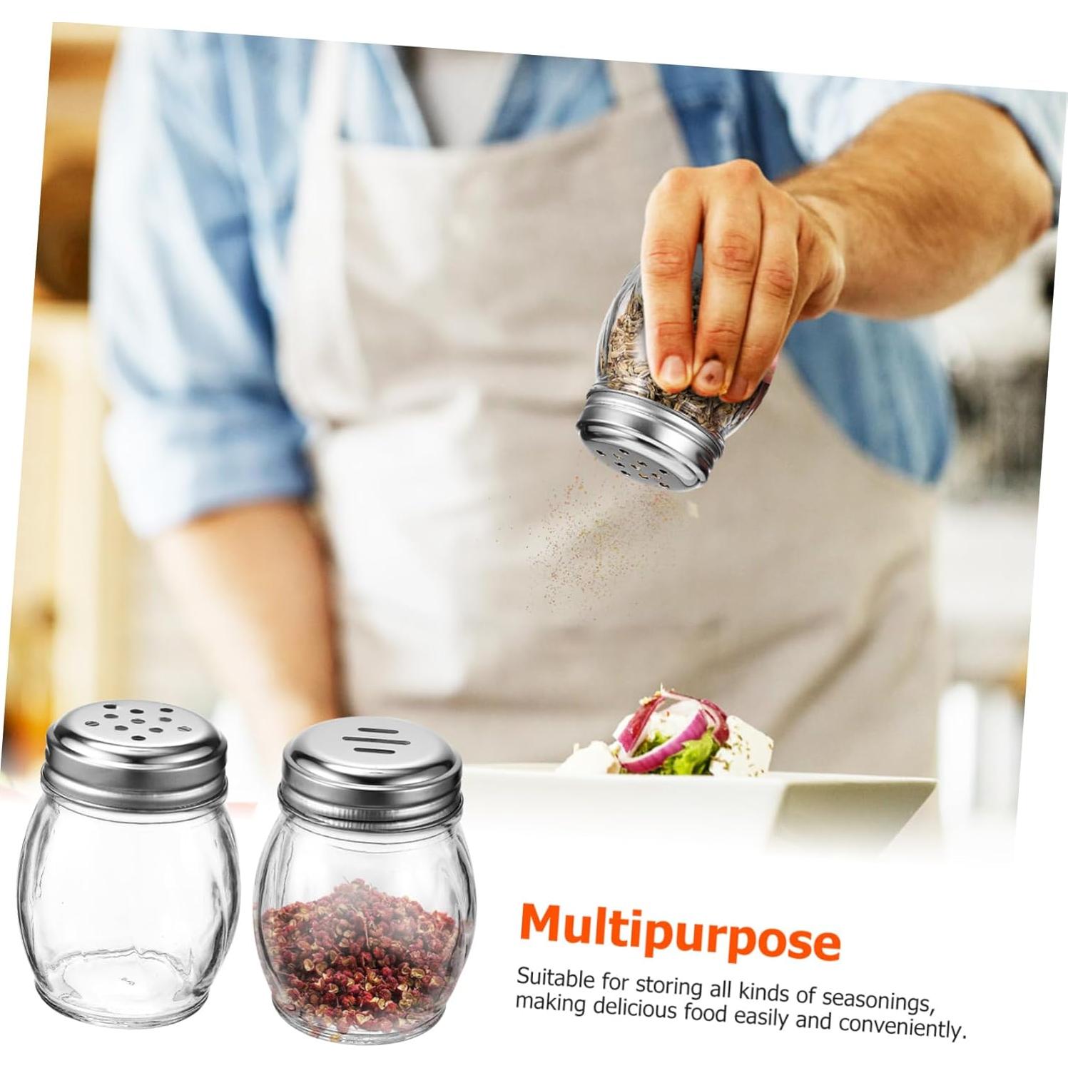 Tarros de Especias de Vidrio Happyyami 10 Pcs 150mL