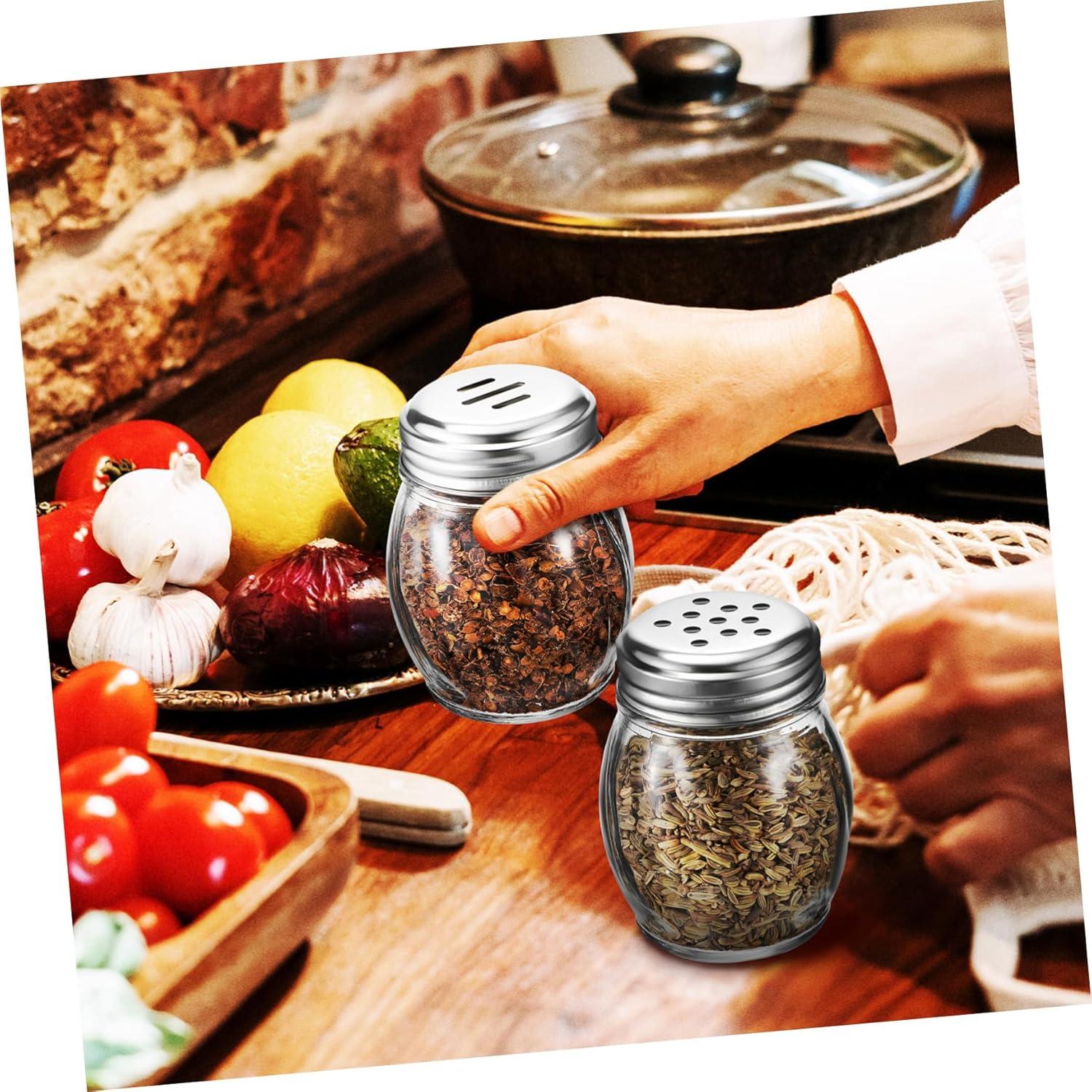 Tarros de Especias de Vidrio Happyyami 10 Pcs 150mL