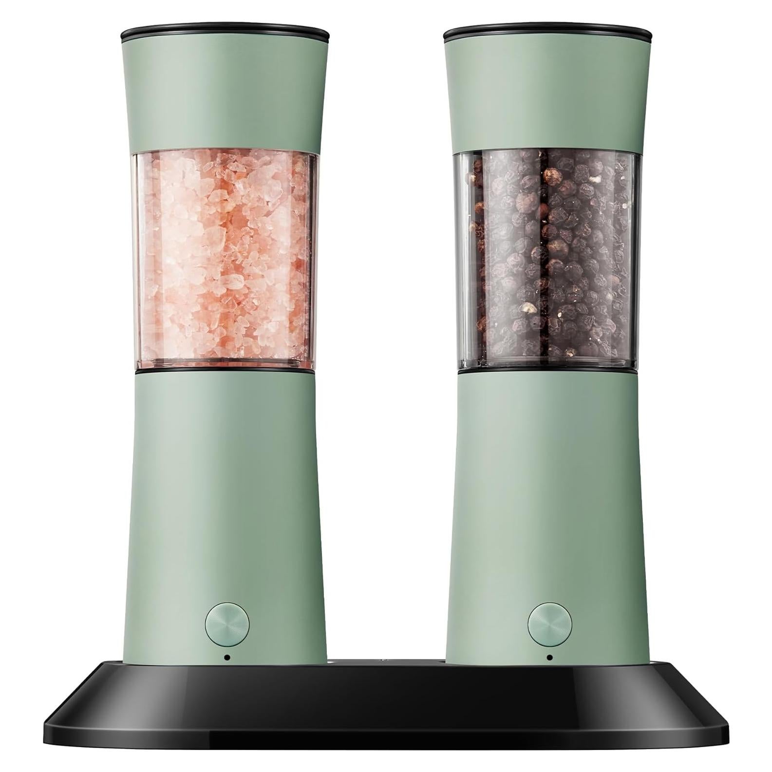 Juego de Molinillos Eléctricos de Sal y Pimienta Culinary Fun - 2pack Verde Salvia