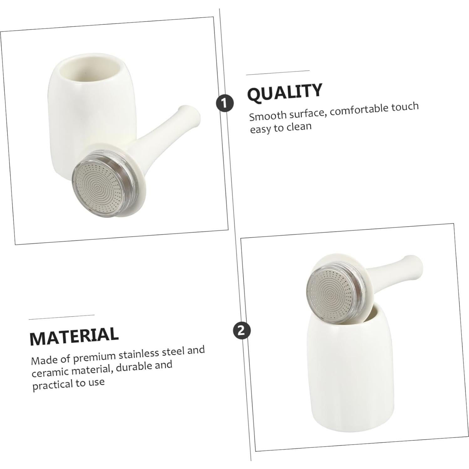 Olla de Sazonador STOBAZA de Acero Inoxidable 24cm - Sal y Pimienta