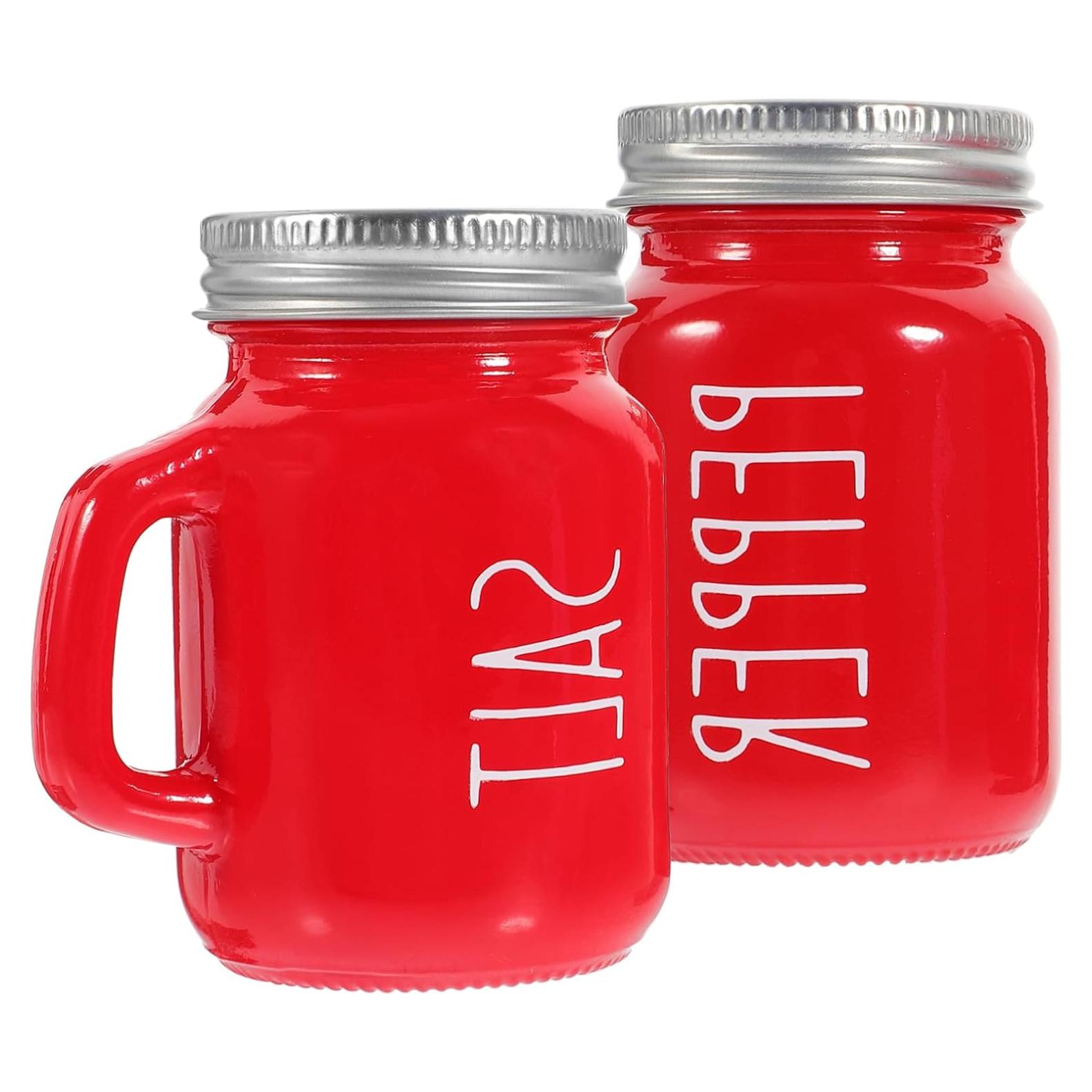 Tarros de Especias de Vidrio Zerodeko 2pcs 130ml con Tapa Aluminio