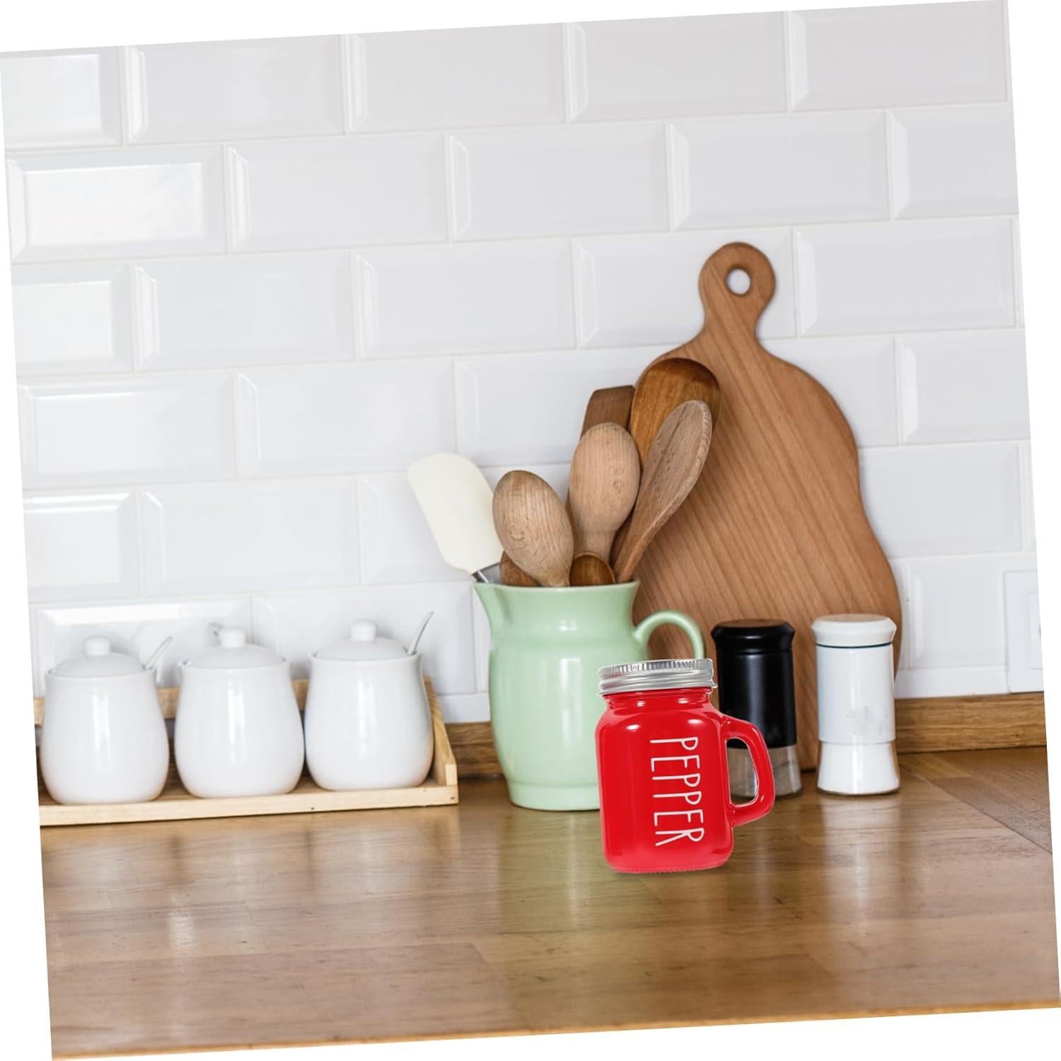 Tarros de Especias de Vidrio Zerodeko 2pcs 130ml con Tapa Aluminio