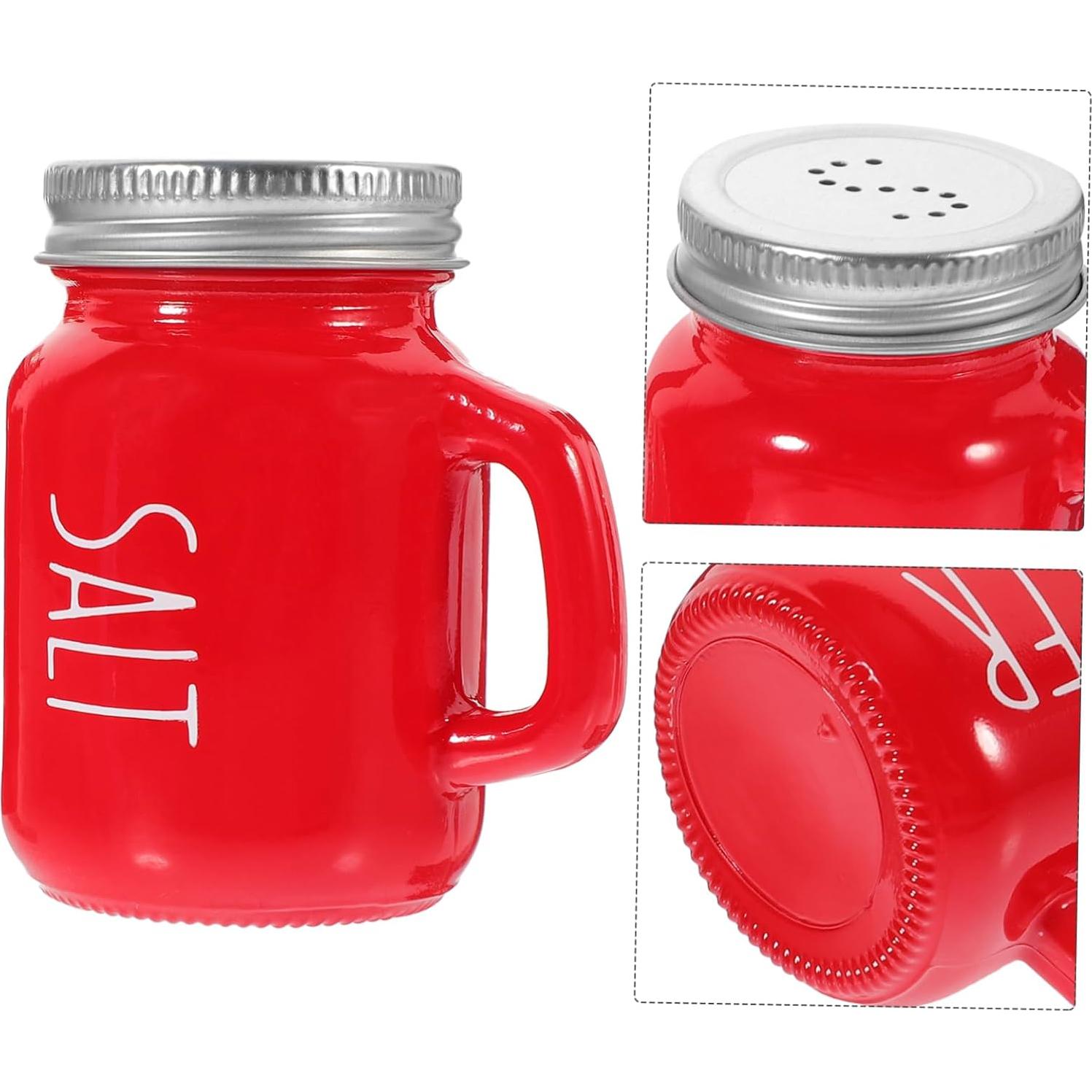 Tarros de Especias de Vidrio Zerodeko 2pcs 130ml con Tapa Aluminio