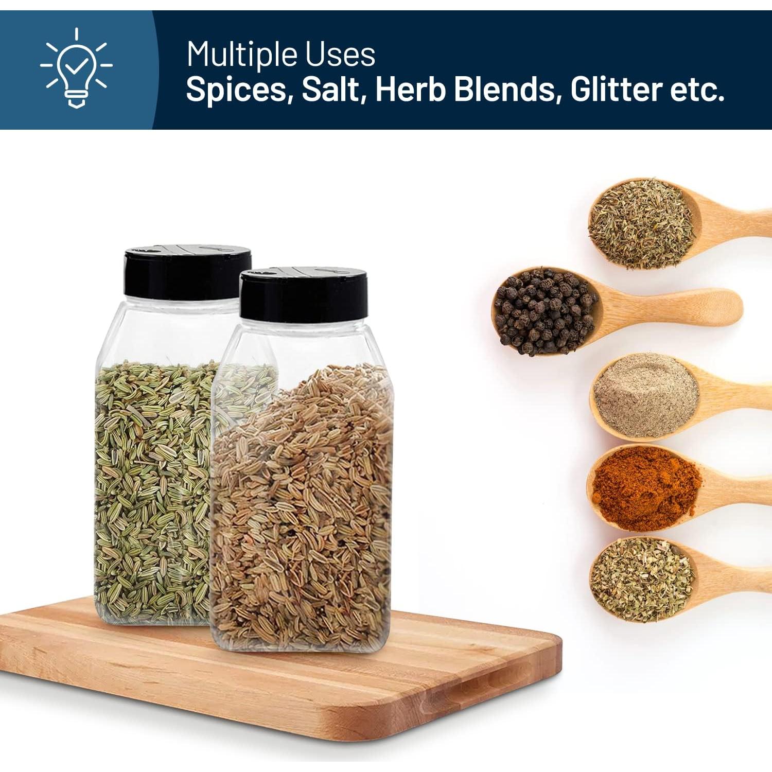 Frascos de Plástico para Especias Royalhouse 6 Pack 0.95 L