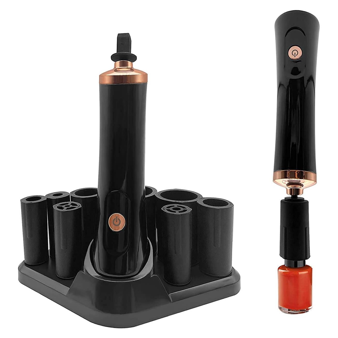 Mezclador Eléctrico de Esmalte ZLMONDEE Portátil Negro