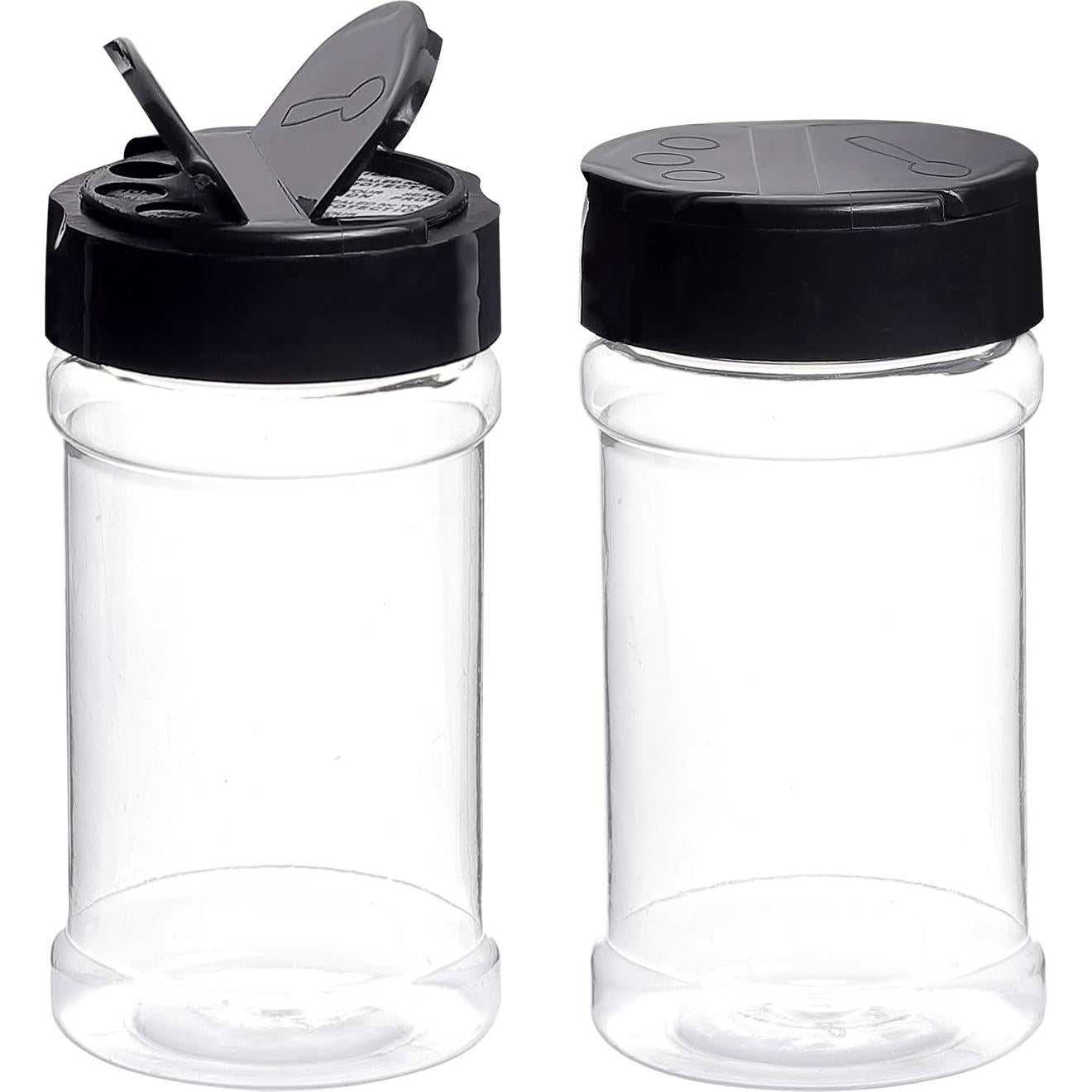 Juego de 20 Botellas de Especias Transparentes Dabacc 207ml