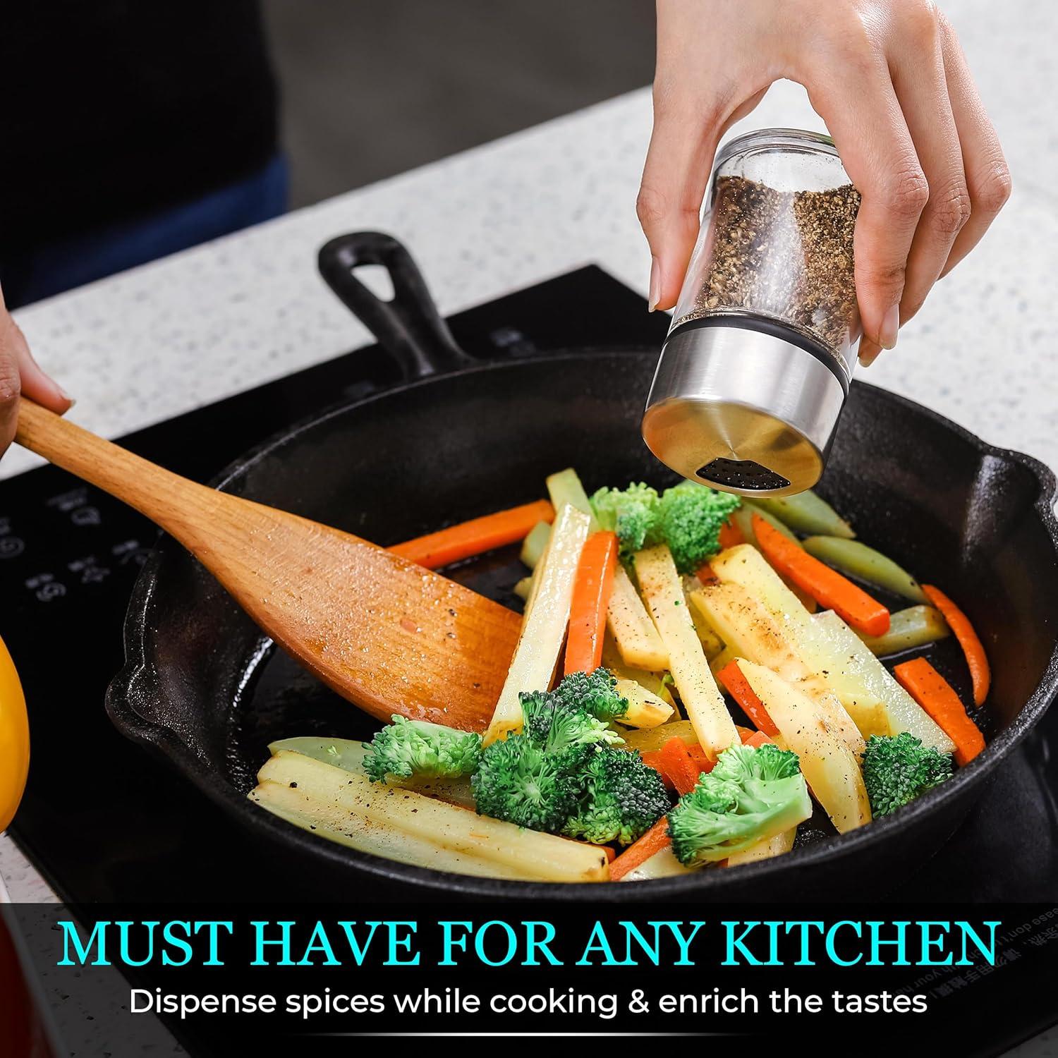 Salero Premium Kitchen-GO de Acero Inoxidable 68g - Diseño Elegante