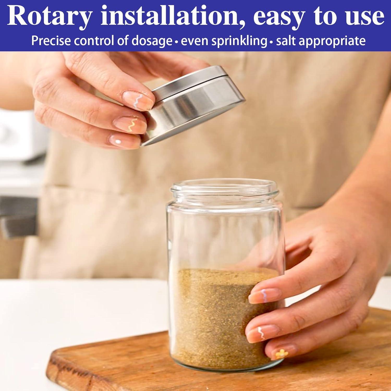 Juego de 4 Saleros y Pimenteros Aellabus 100ml Acero Inoxidable