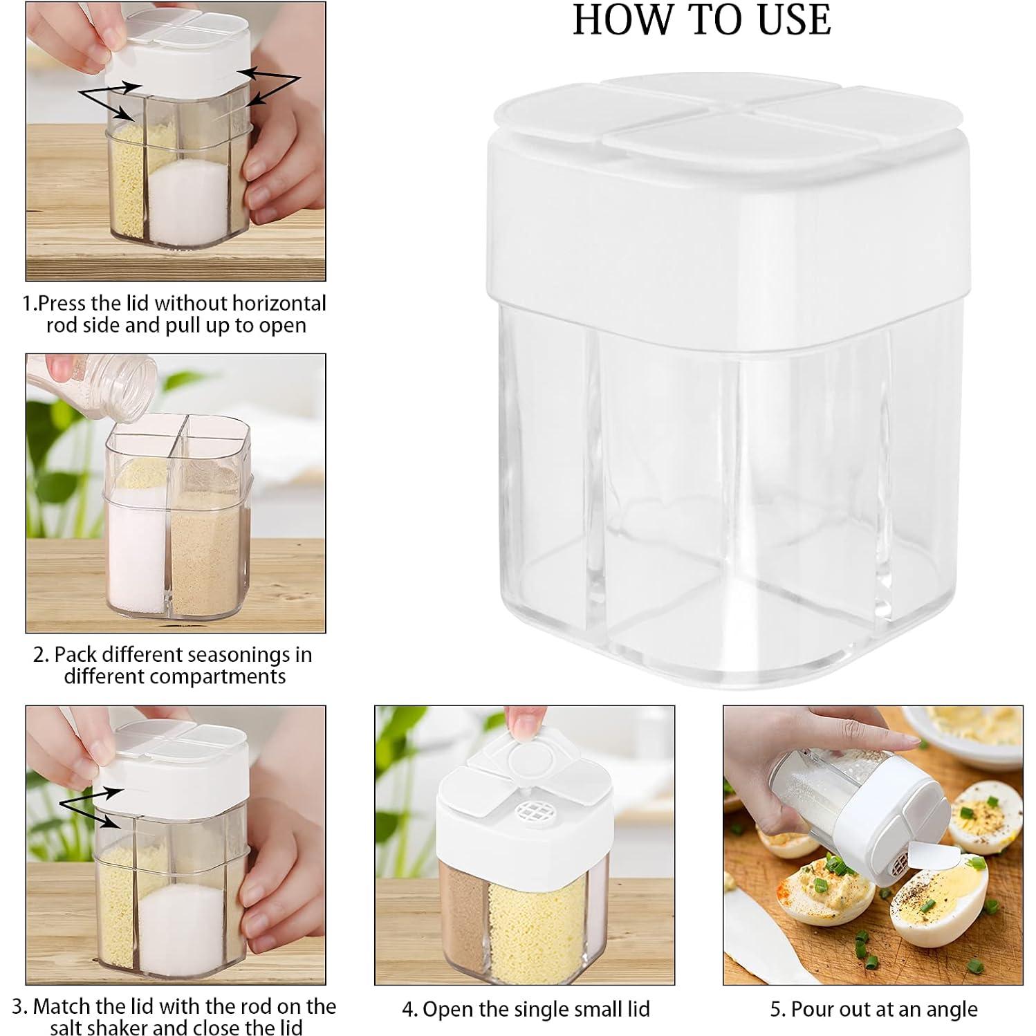 Dispensador de Especias 4 en 1 Runloon - Contenedor de Viaje