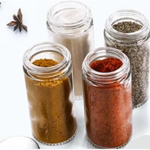 Juego de 30 Tarros de Especias Tebery de Vidrio 88.7 ml