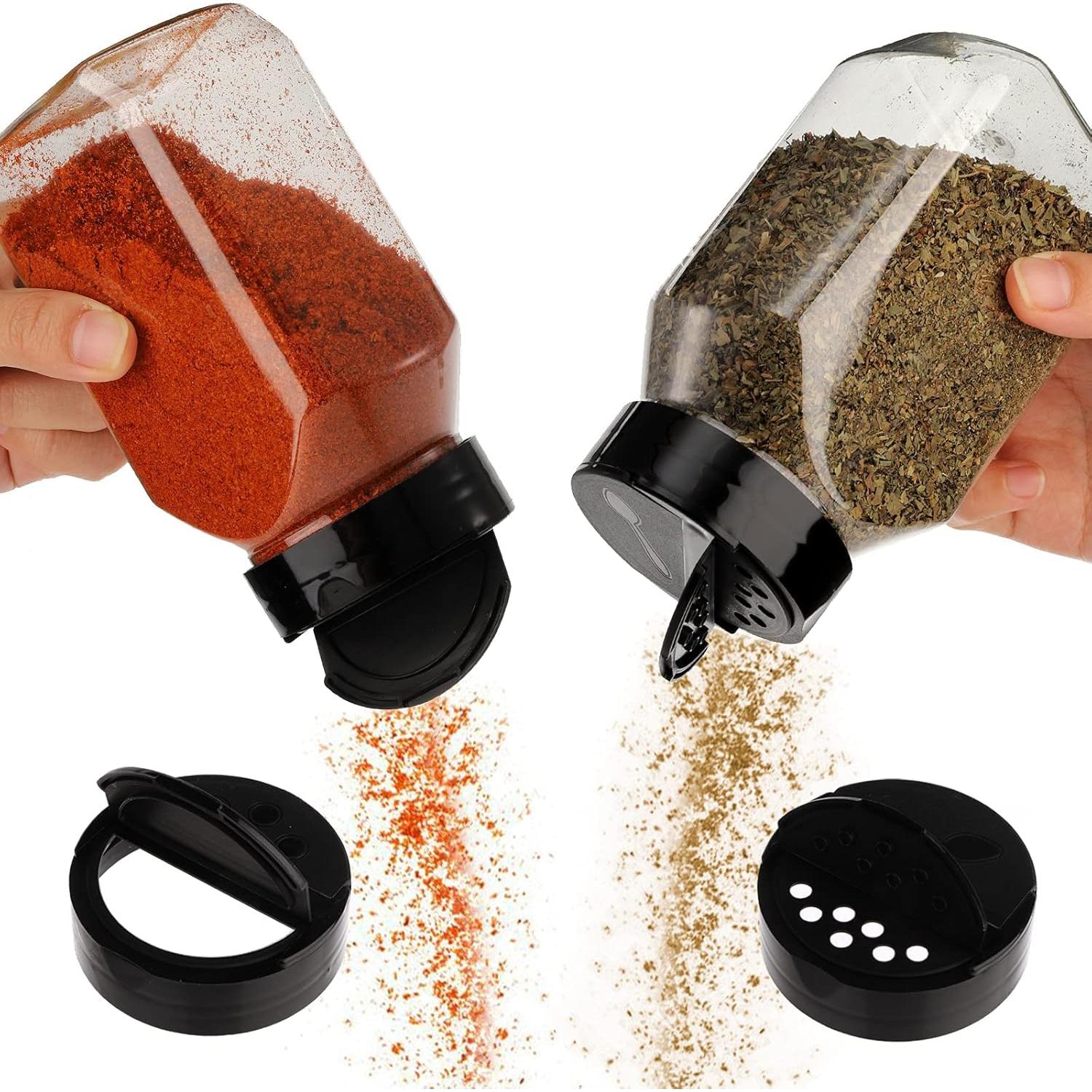 16 Tarros de Especias 500 ml Dicunoy - Plástico Reutilizable