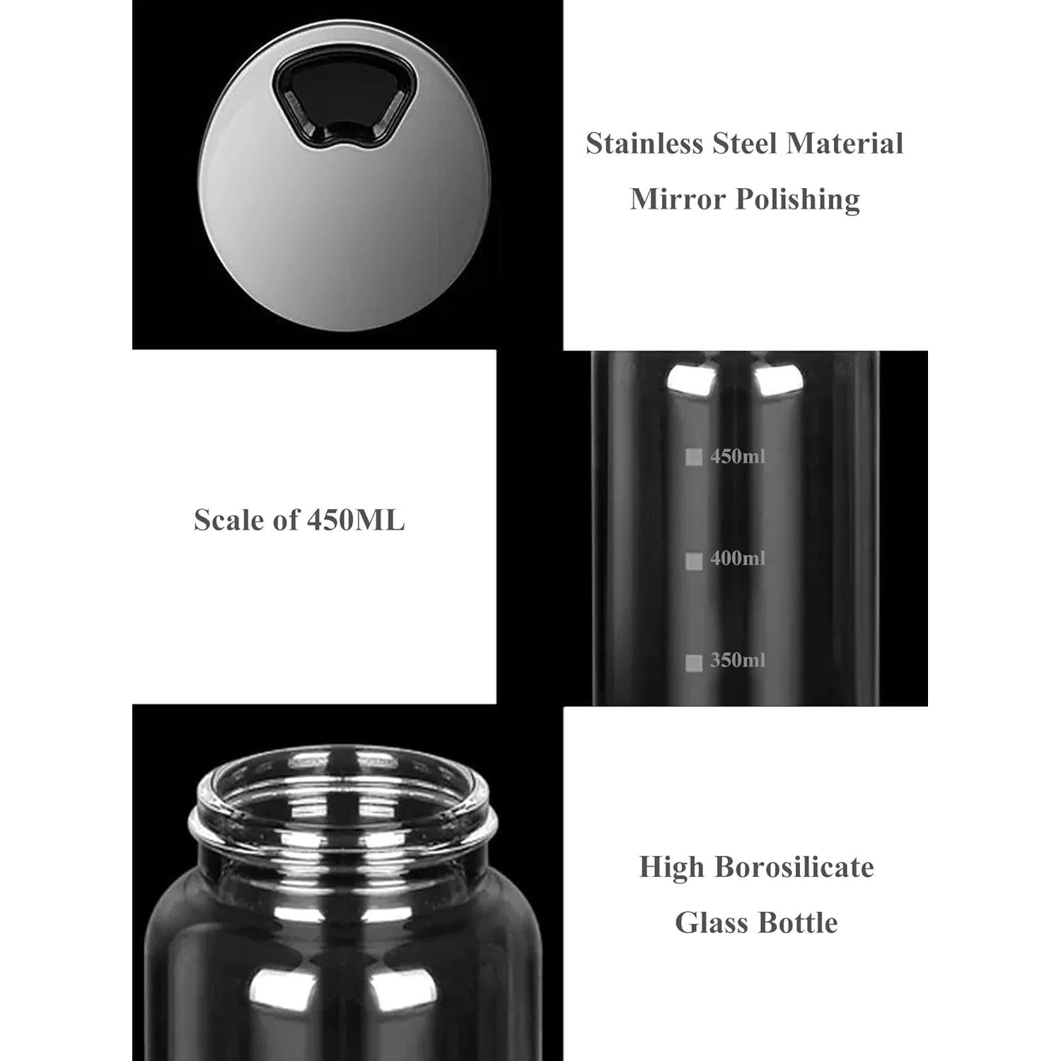 Saleros y Pimenteros Verdental 450 ml Vidrio Ajustables