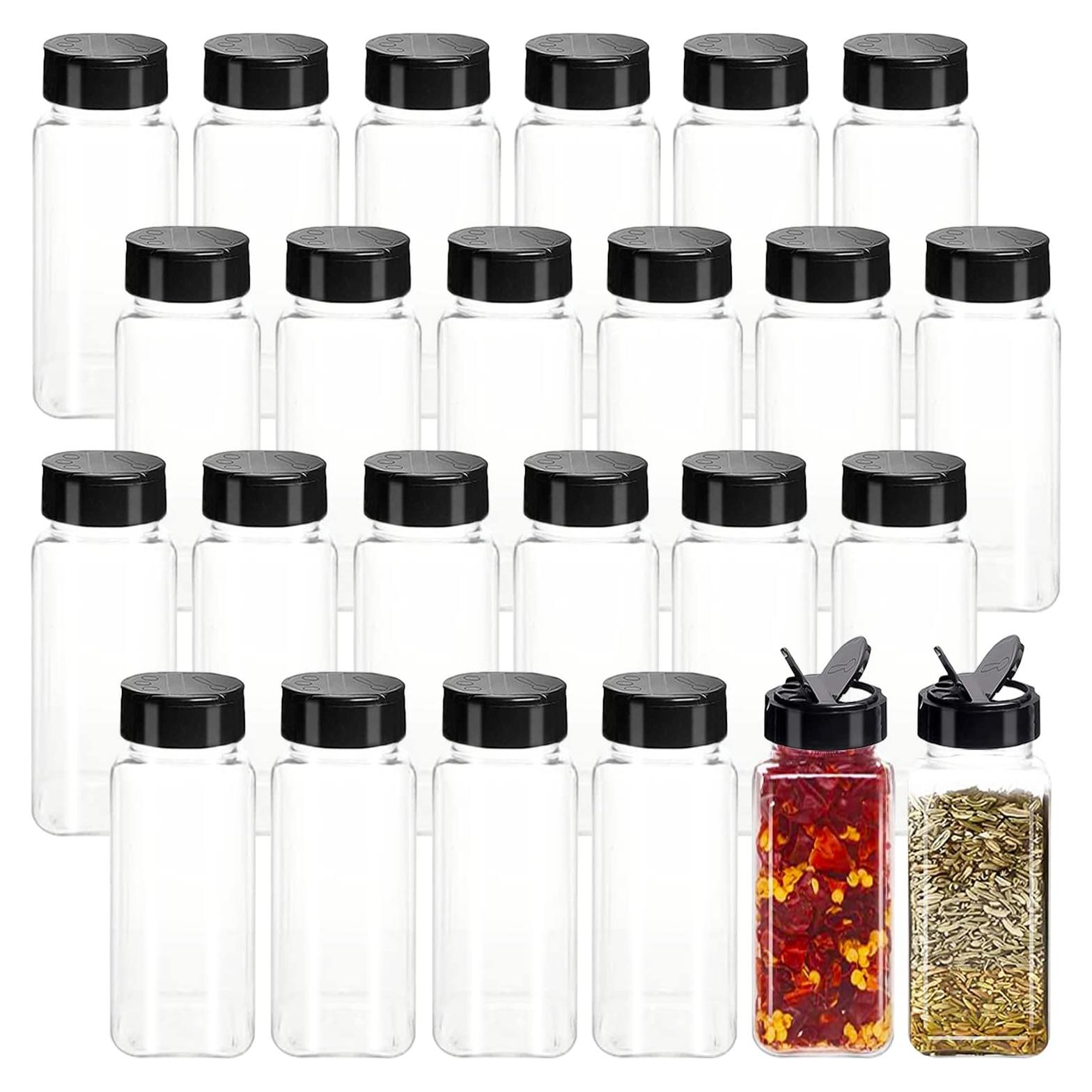 Paquete de 24 frascos de especias Tiaiidi 100 ml cuadrados