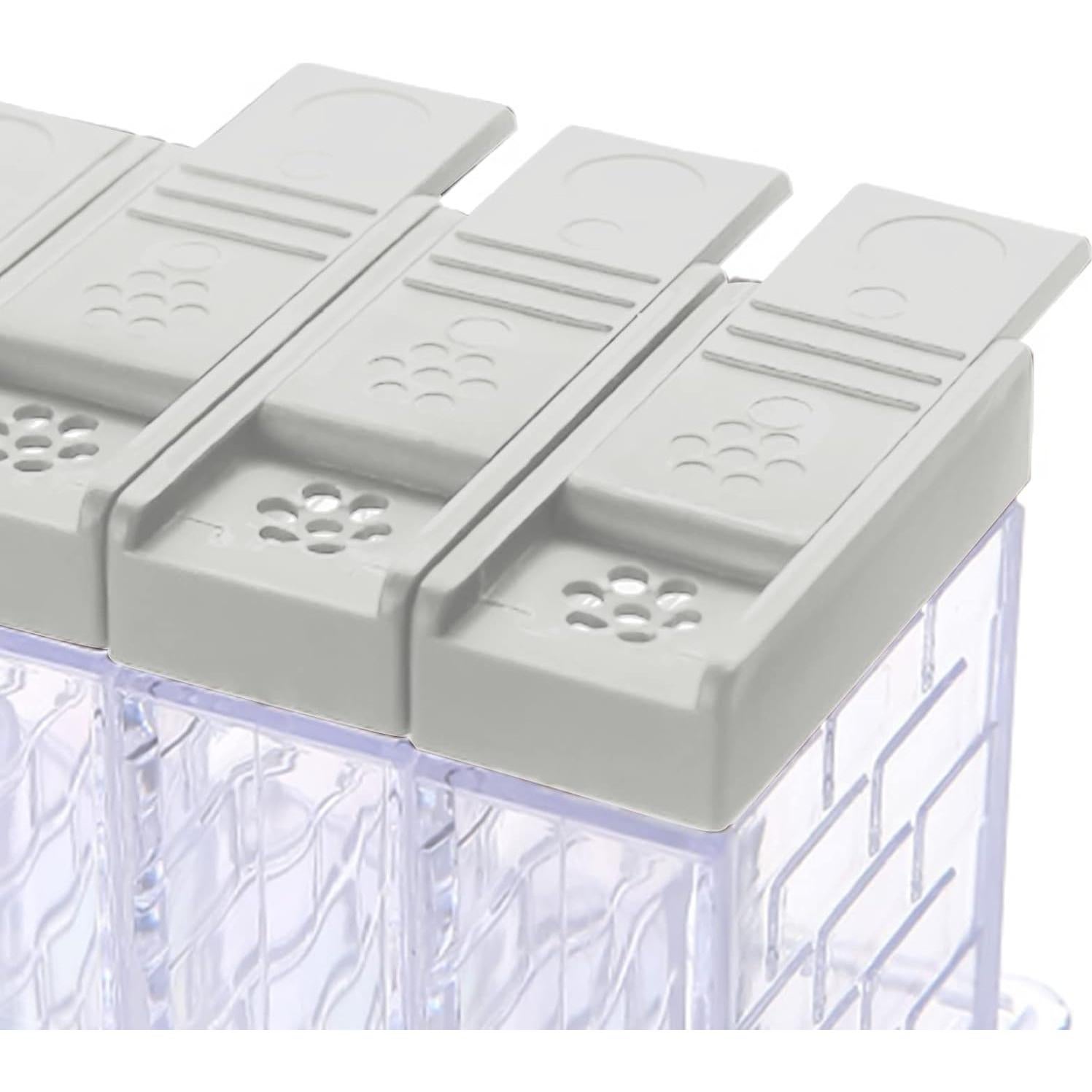 Set de 6 Tarros para Especias Jucaifu Blanco 0.85L