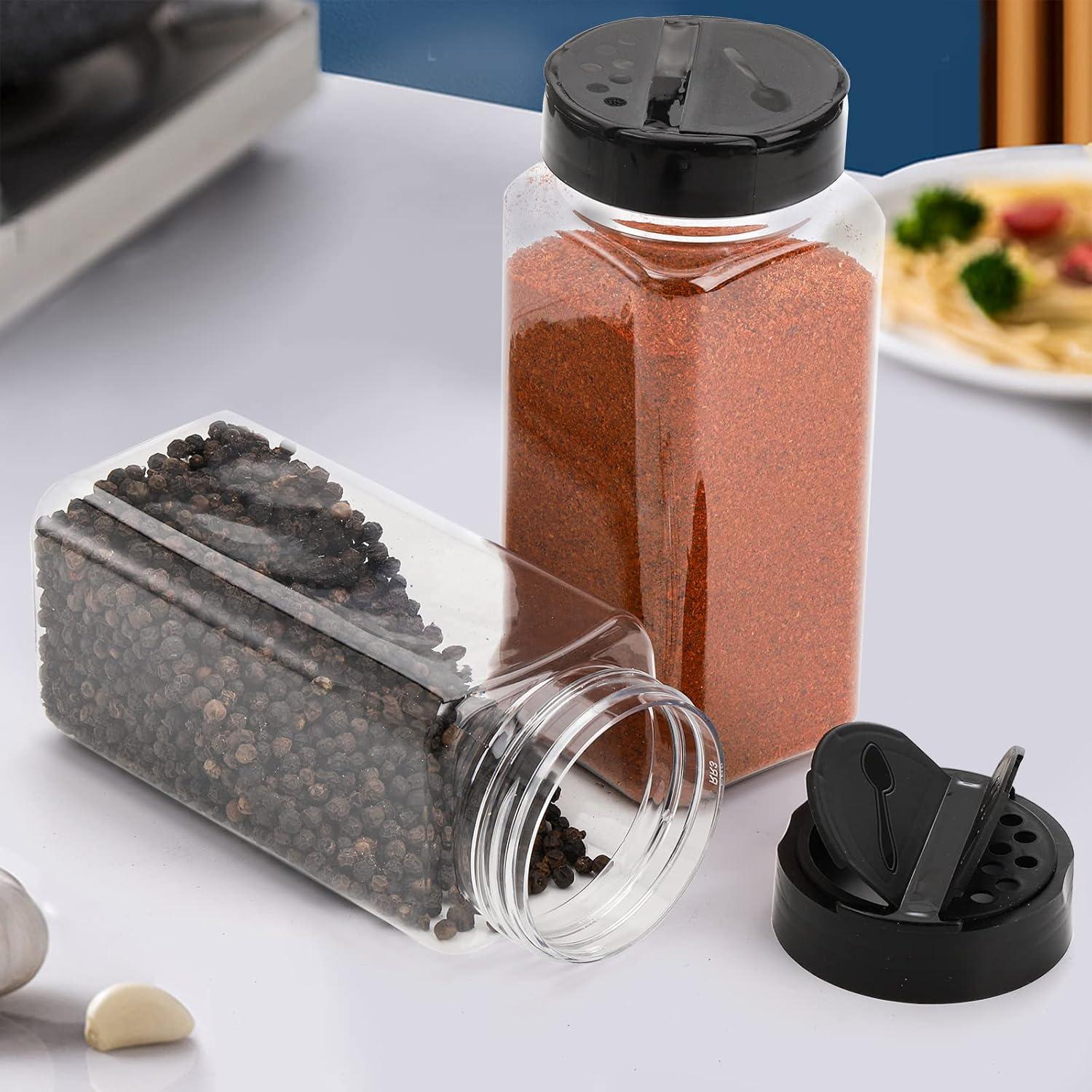 Tarros de Especias Hacaroa 16 Pack 621 g Plástico Transparente