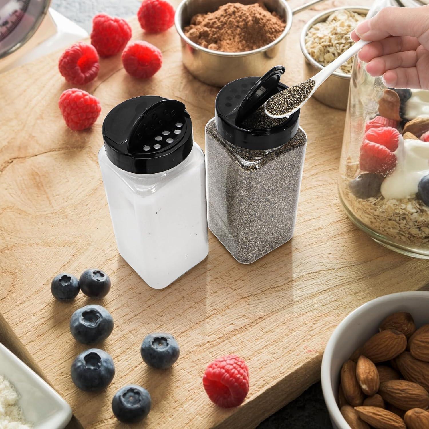 Tarros de Especias Hacaroa 16 Pack 621 g Plástico Transparente