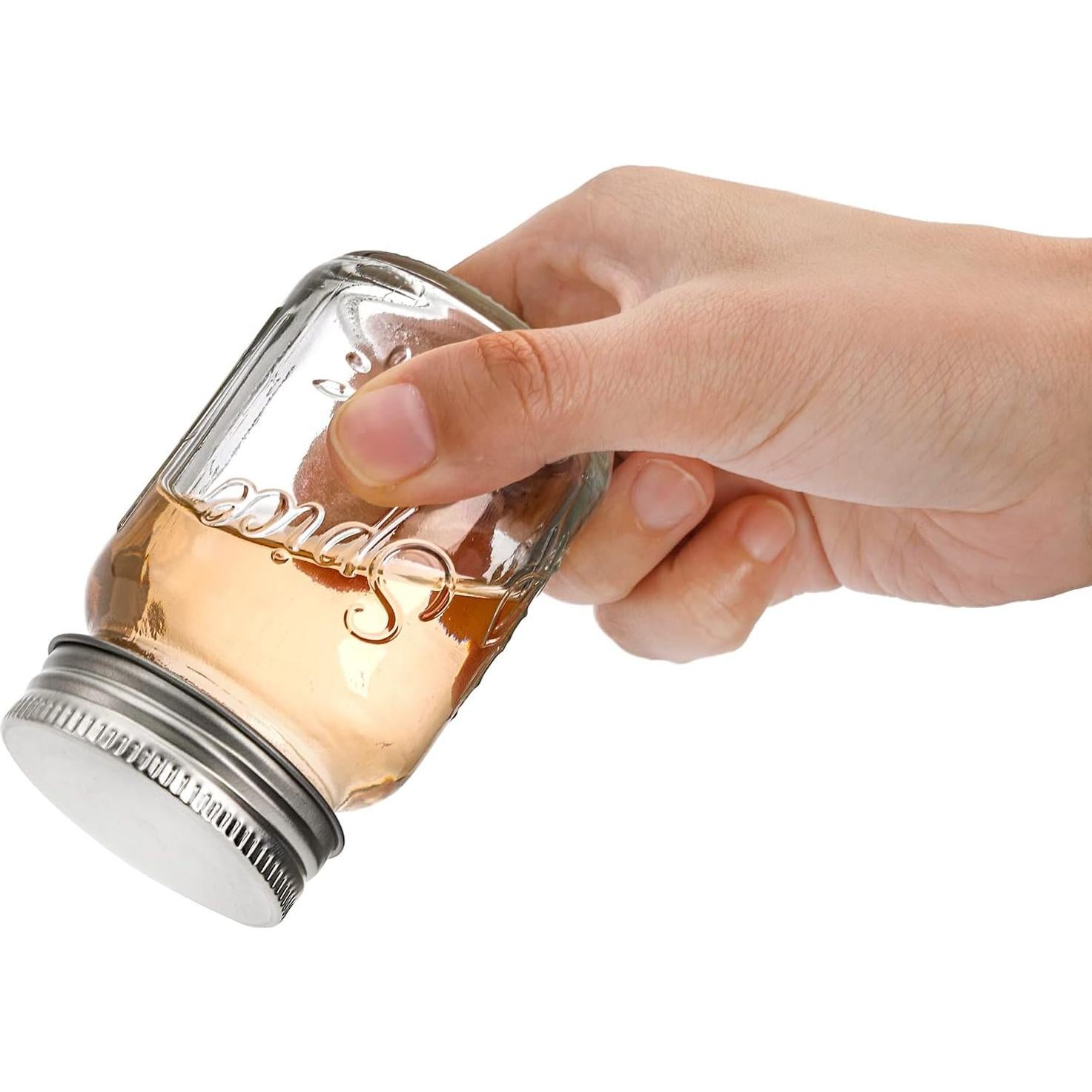 Set de 30 Tarros de Especias de Vidrio Coloch 118ml con Tapa Hermética