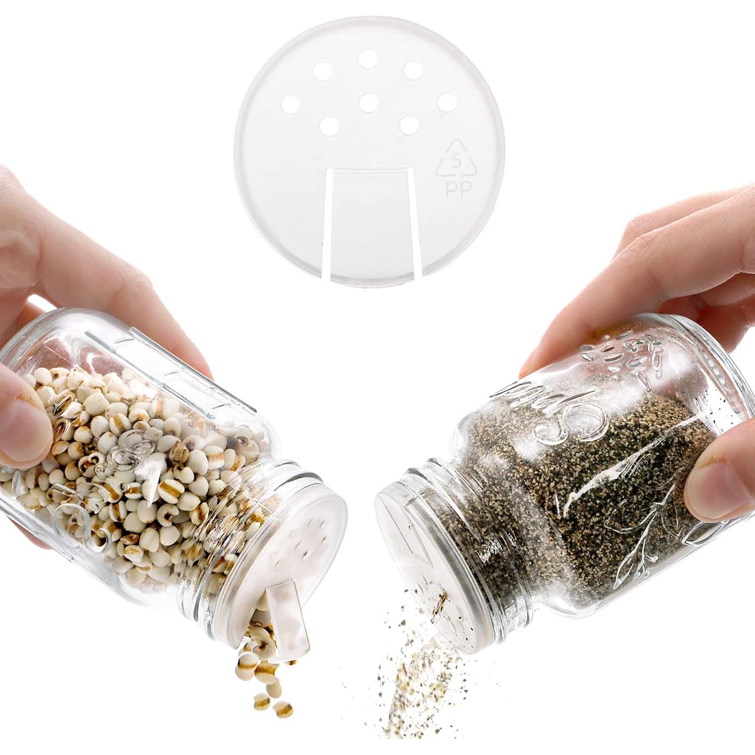 Set de 30 Tarros de Especias de Vidrio Coloch 118ml con Tapa Hermética