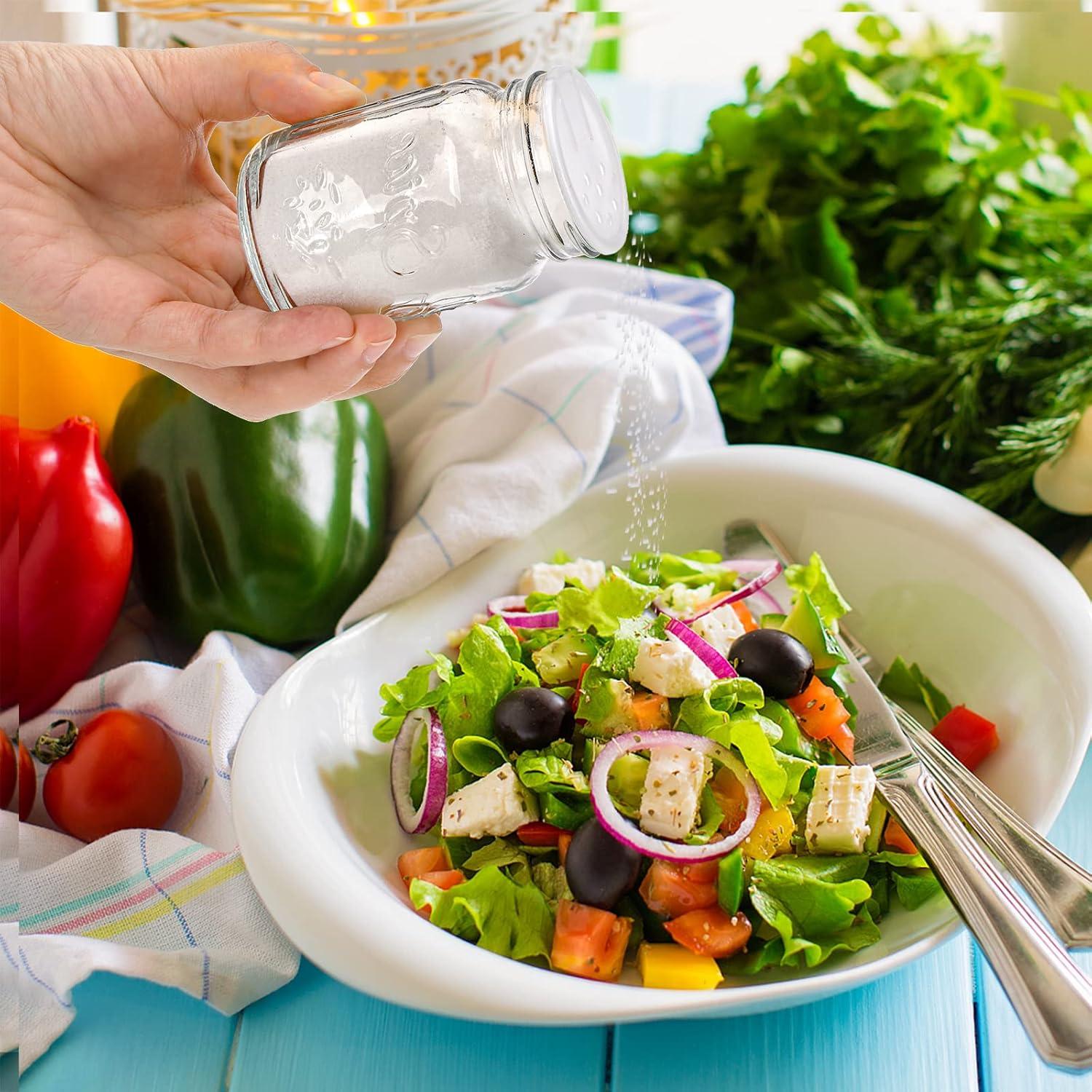 Set de 30 Tarros de Especias de Vidrio Coloch 118ml con Tapa Hermética