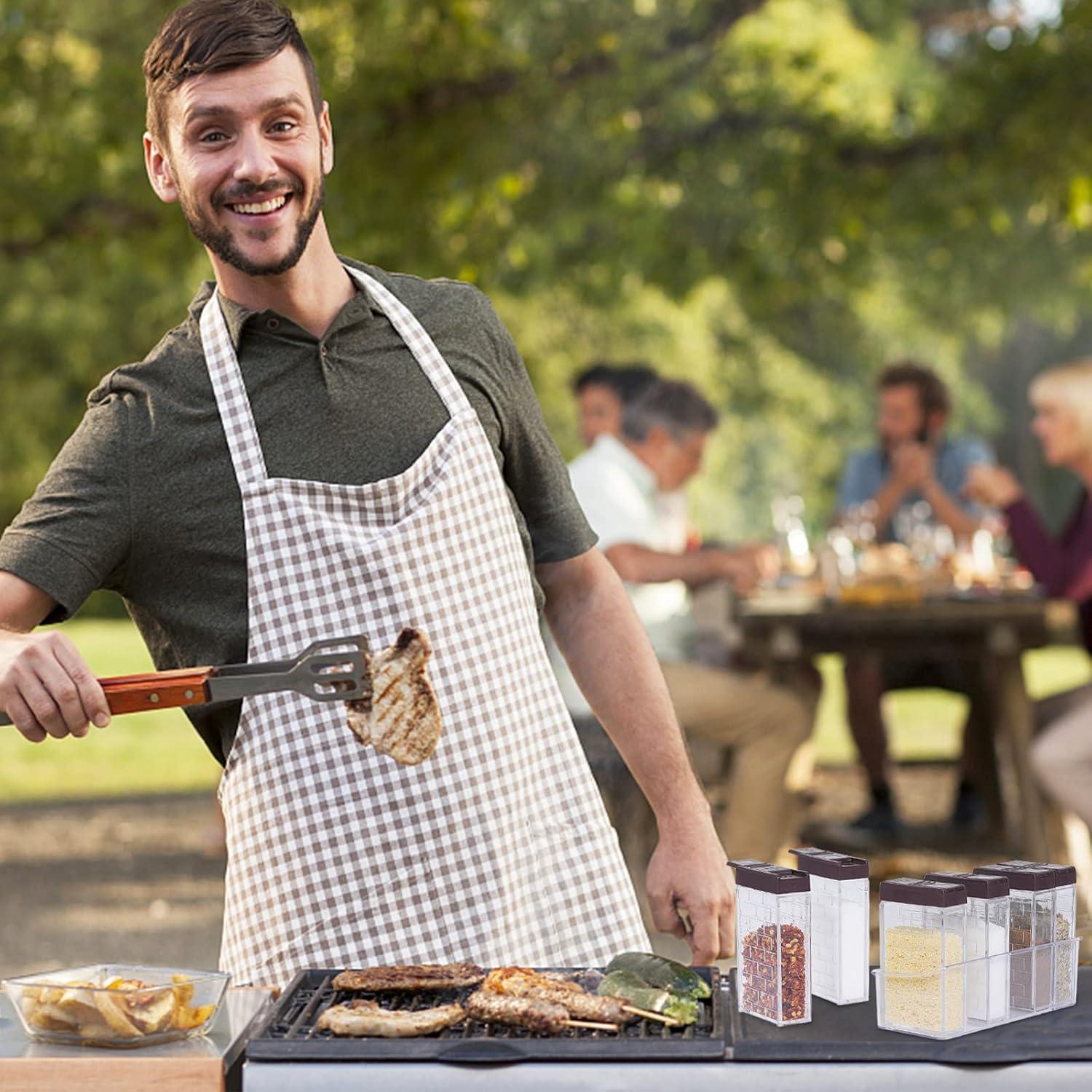 Saleros y Pimenteros Uralfa Mini 6 Piezas Plástico Marrón