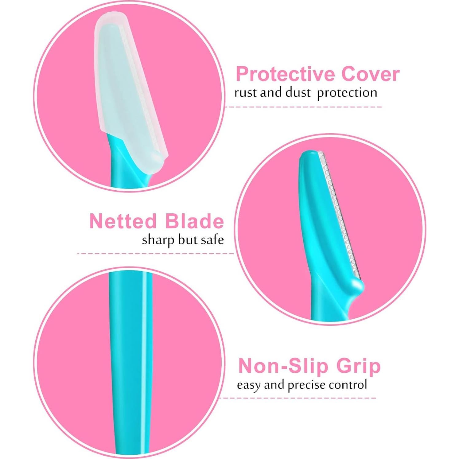 21 Cuchillas de Cejas HFATMOS - Exfoliantes Faciales Precisión