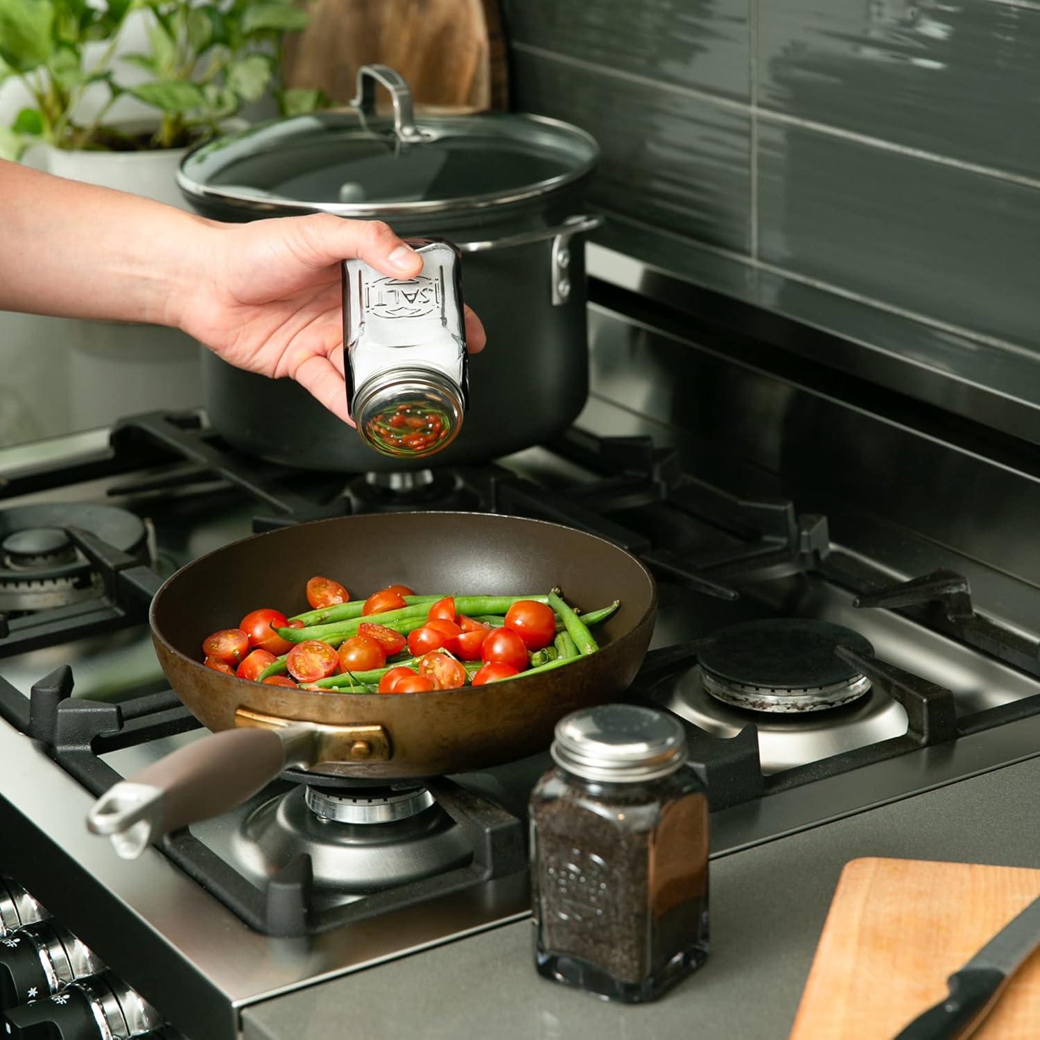 Shakers de Sal y Pimienta RSVP Internacional Retro 2 Piezas 226ml