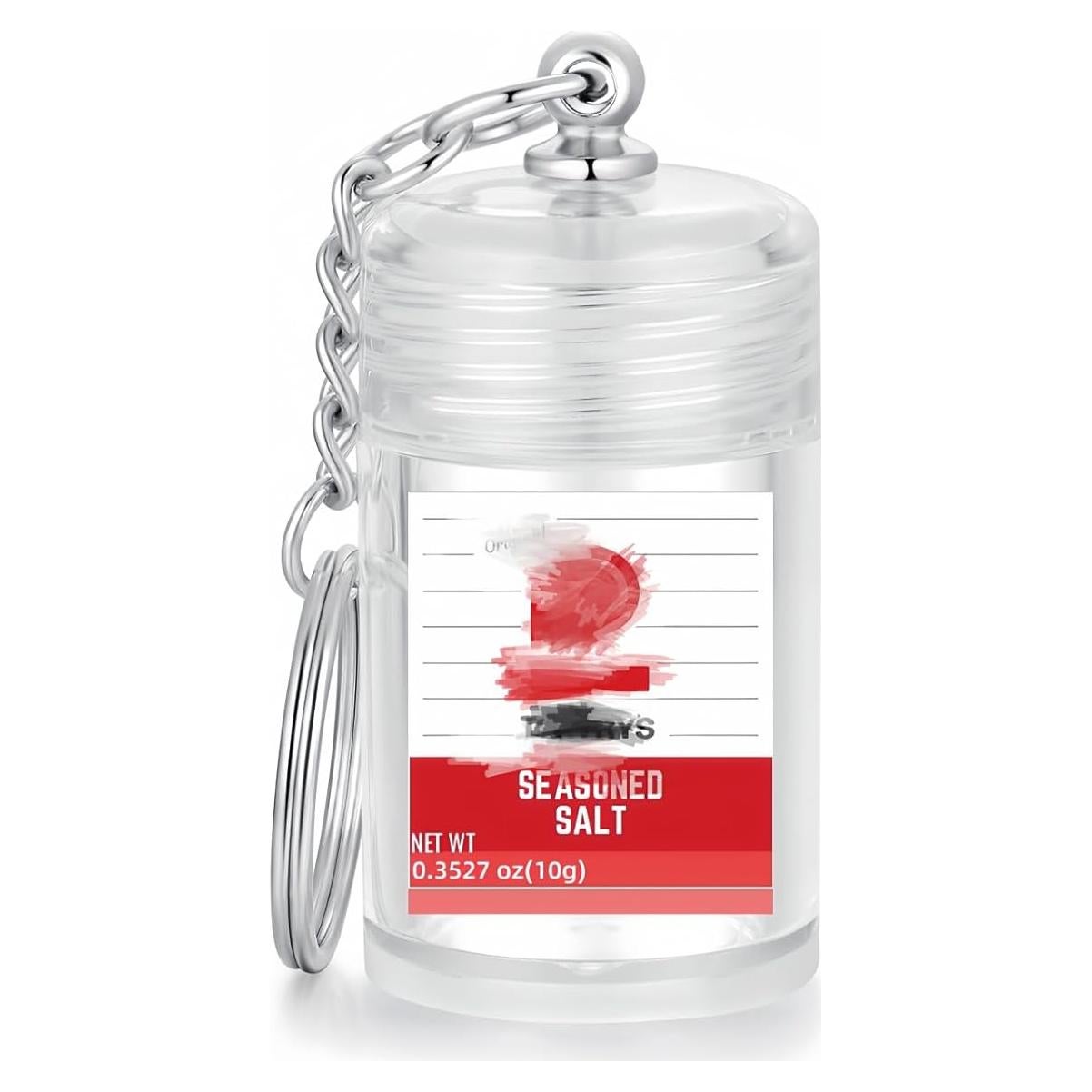 Botella de Llave Rellenable Mini - Sal Sazonada - 4.6 cm