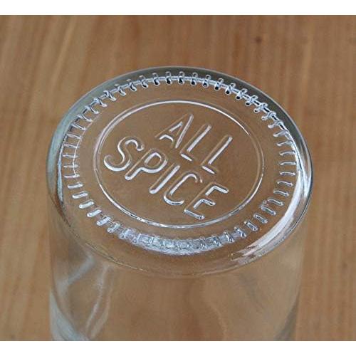 Tarros de Especias de Vidrio AllSpice 3oz - Pack de 18