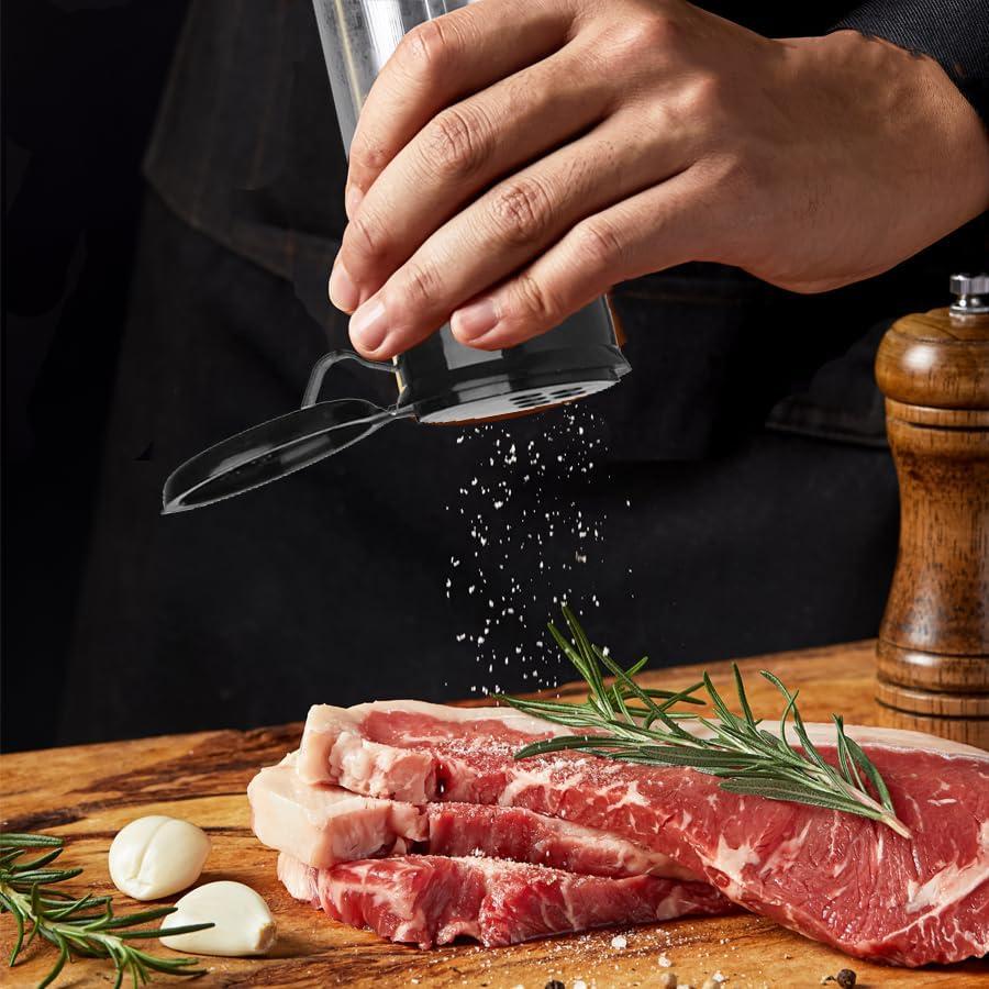 50 Tarros de Especias Voittozege 100ml Plástico Transparente