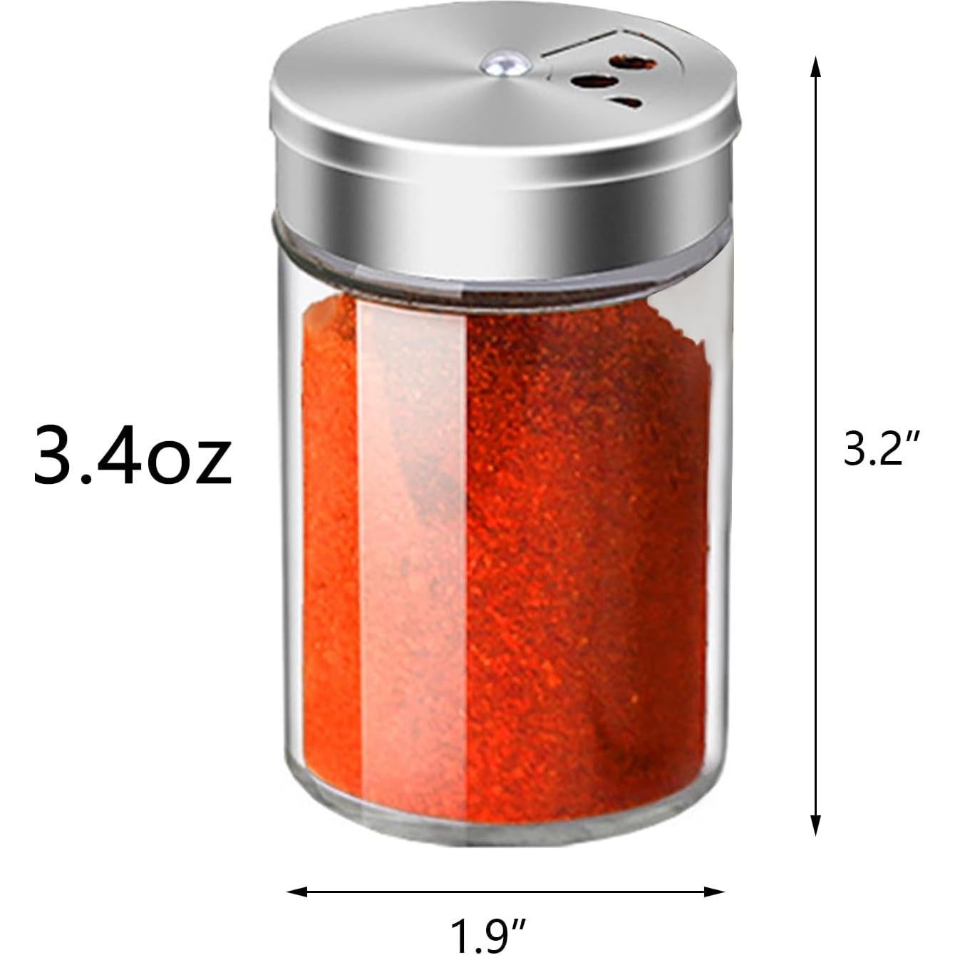 Juego de 4 Saleros y Pimenteros de Vidrio SCWBOEII 85g