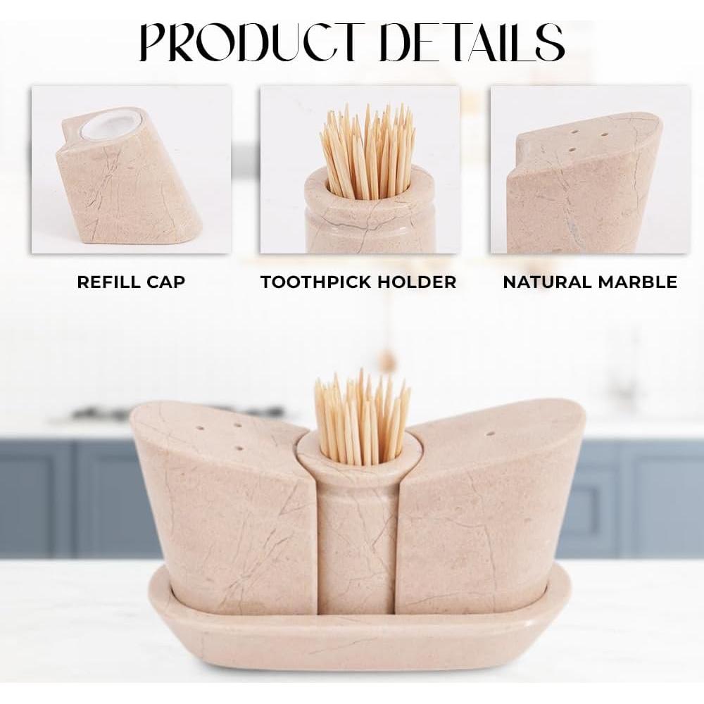 Juego de Salero y Pimentero de Mármol SPESHSTONES Verona