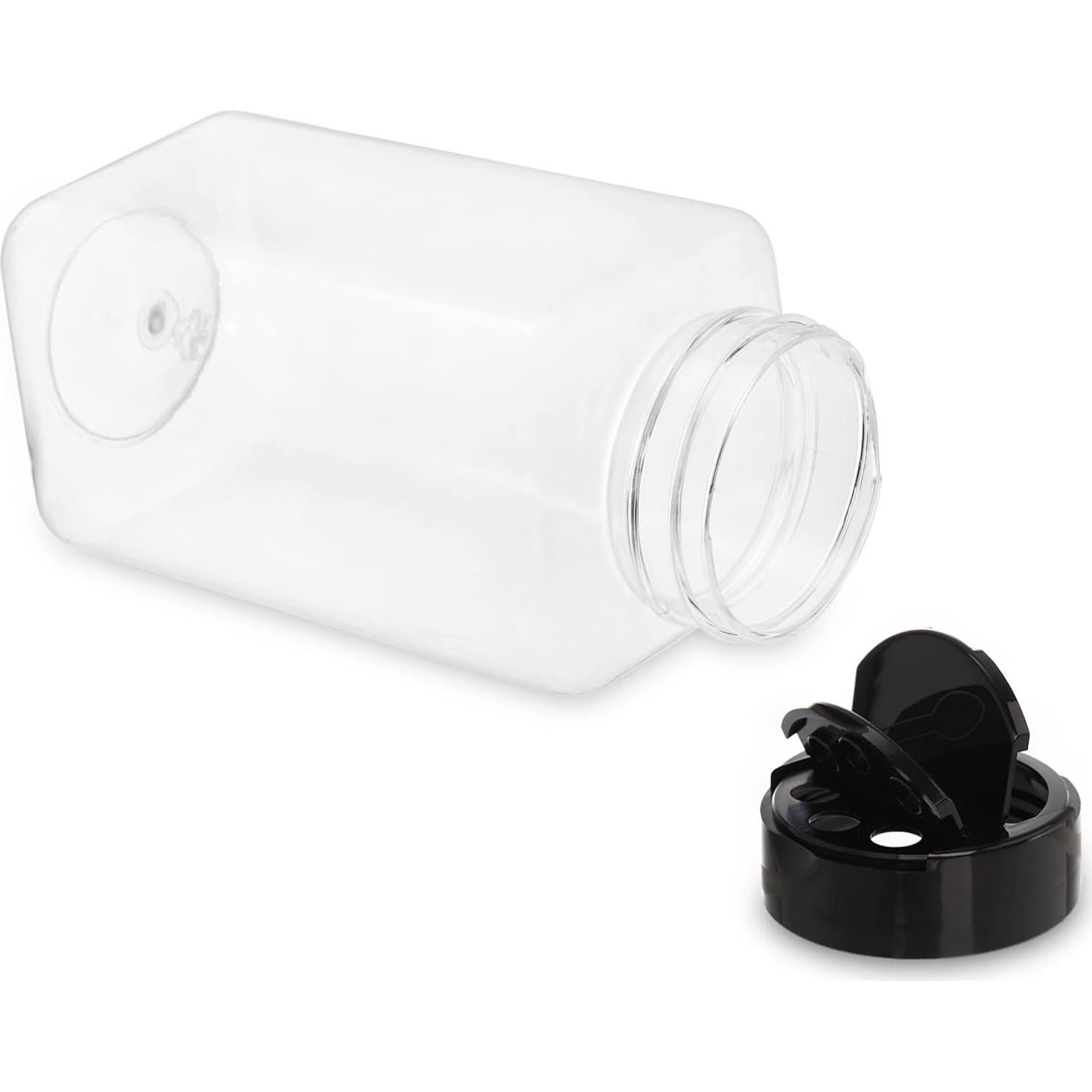 Tosnail 16 Tarros de Especias Plástico 500 ml Transparente