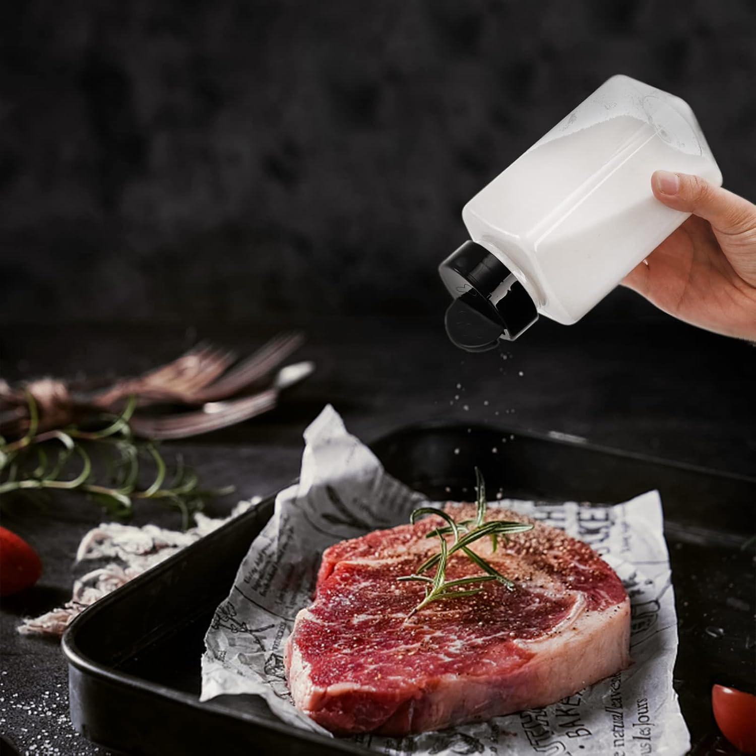 Tosnail 16 Tarros de Especias Plástico 500 ml Transparente