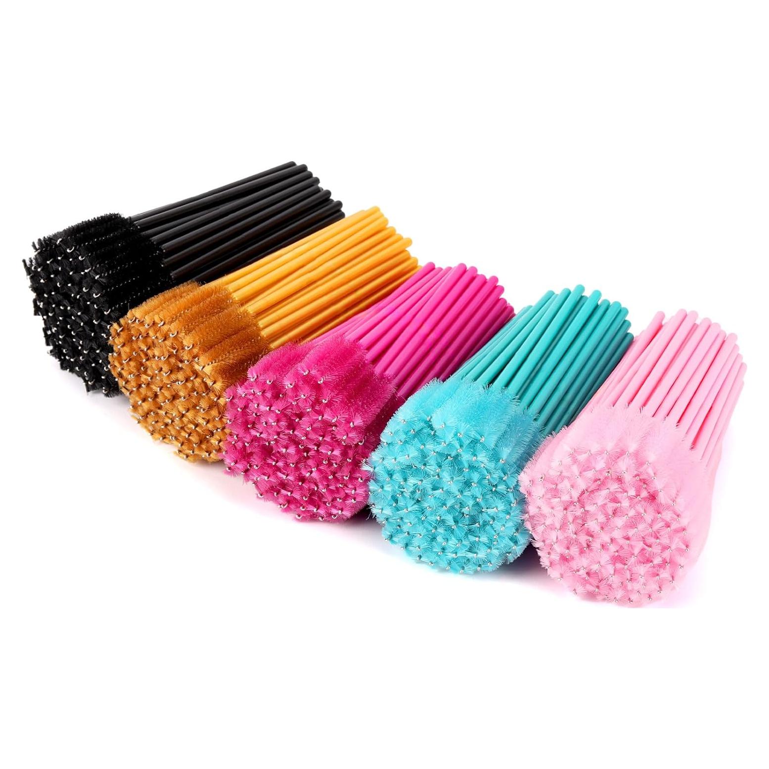 500 Varitas de Máscara Desechables Tbestmax para Pestañas y Cejas