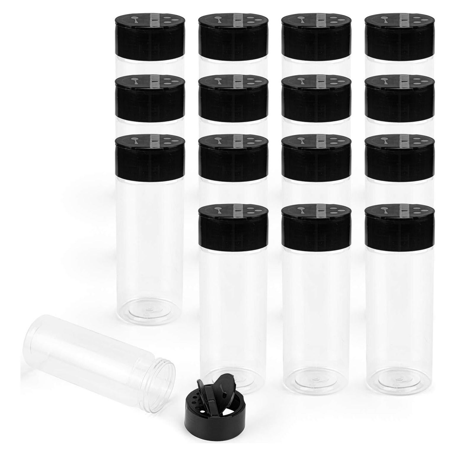 Foraineam 16 Frascos de Plástico para Especias 500ml