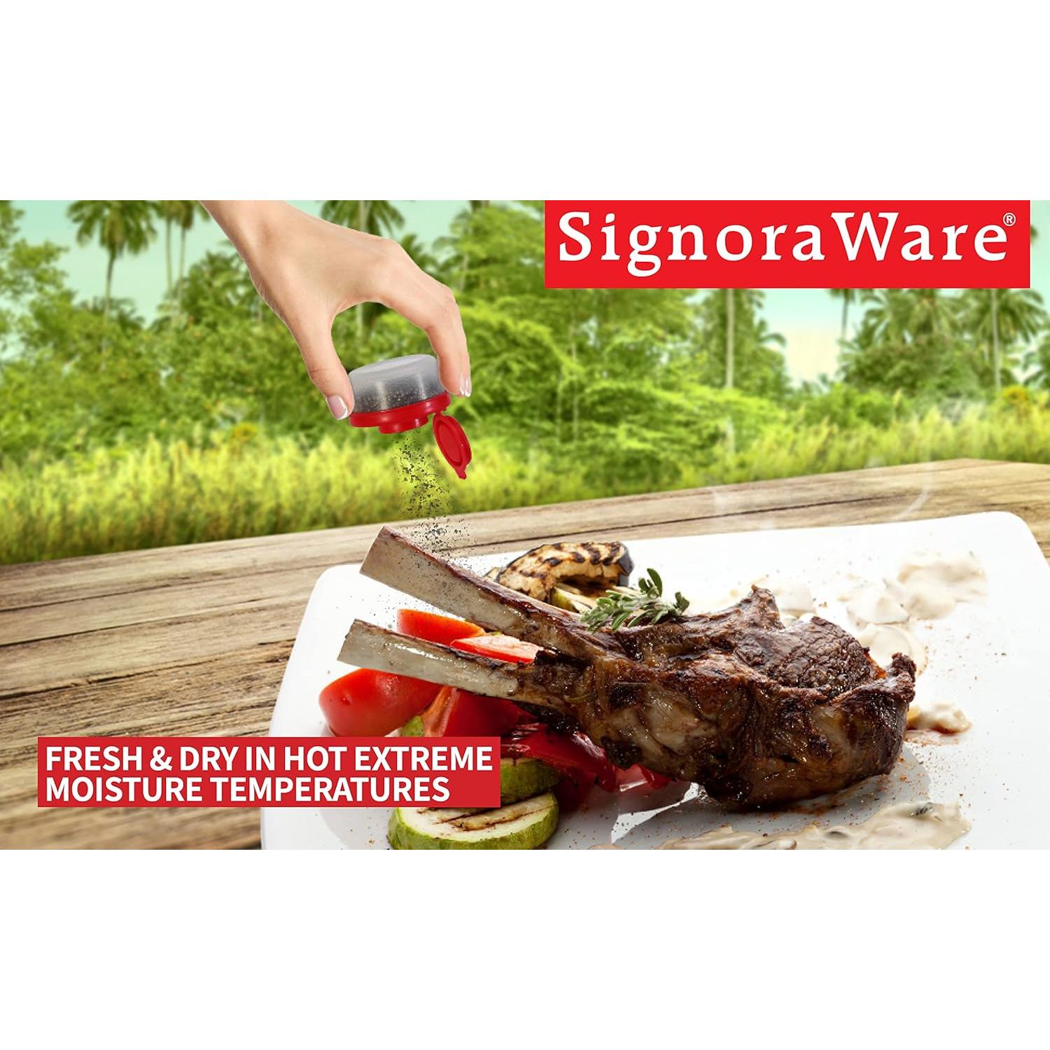 Set de Sal y Pimienta Signora Ware 4 Mini Saleros 28g