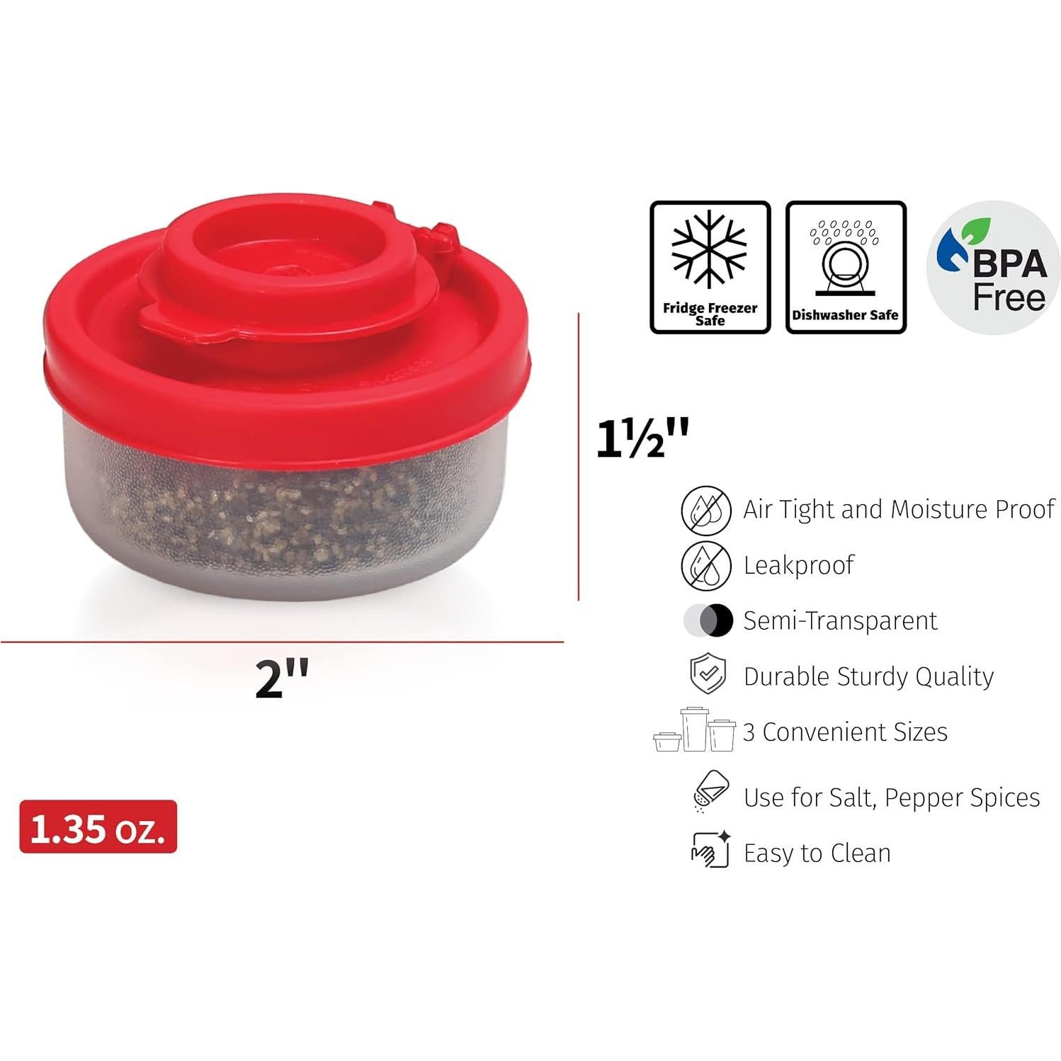 Set de Sal y Pimienta Signora Ware 4 Mini Saleros 28g