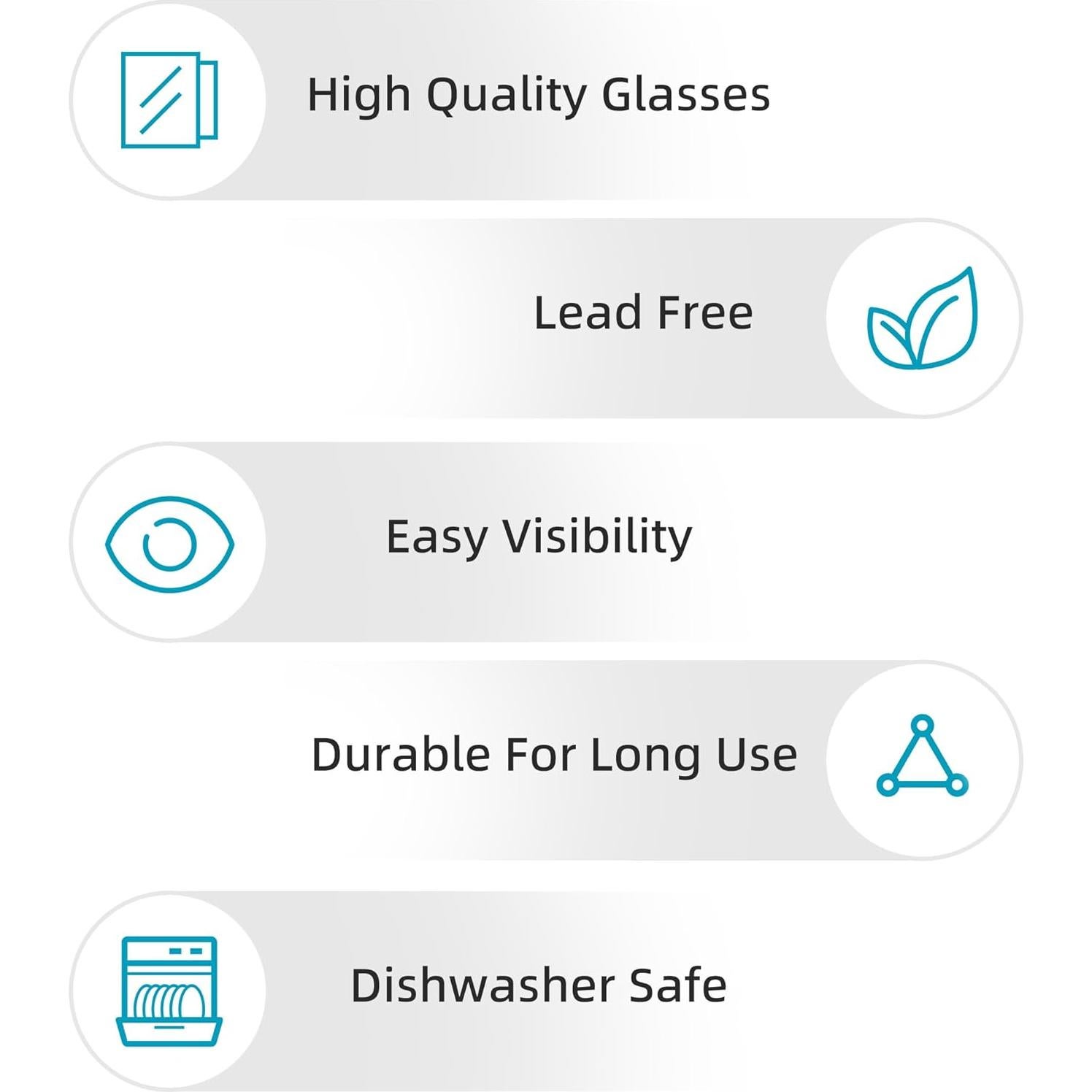 Tarros de Especias de Vidrio UMEIED 36pcs 118ml Cuadrados