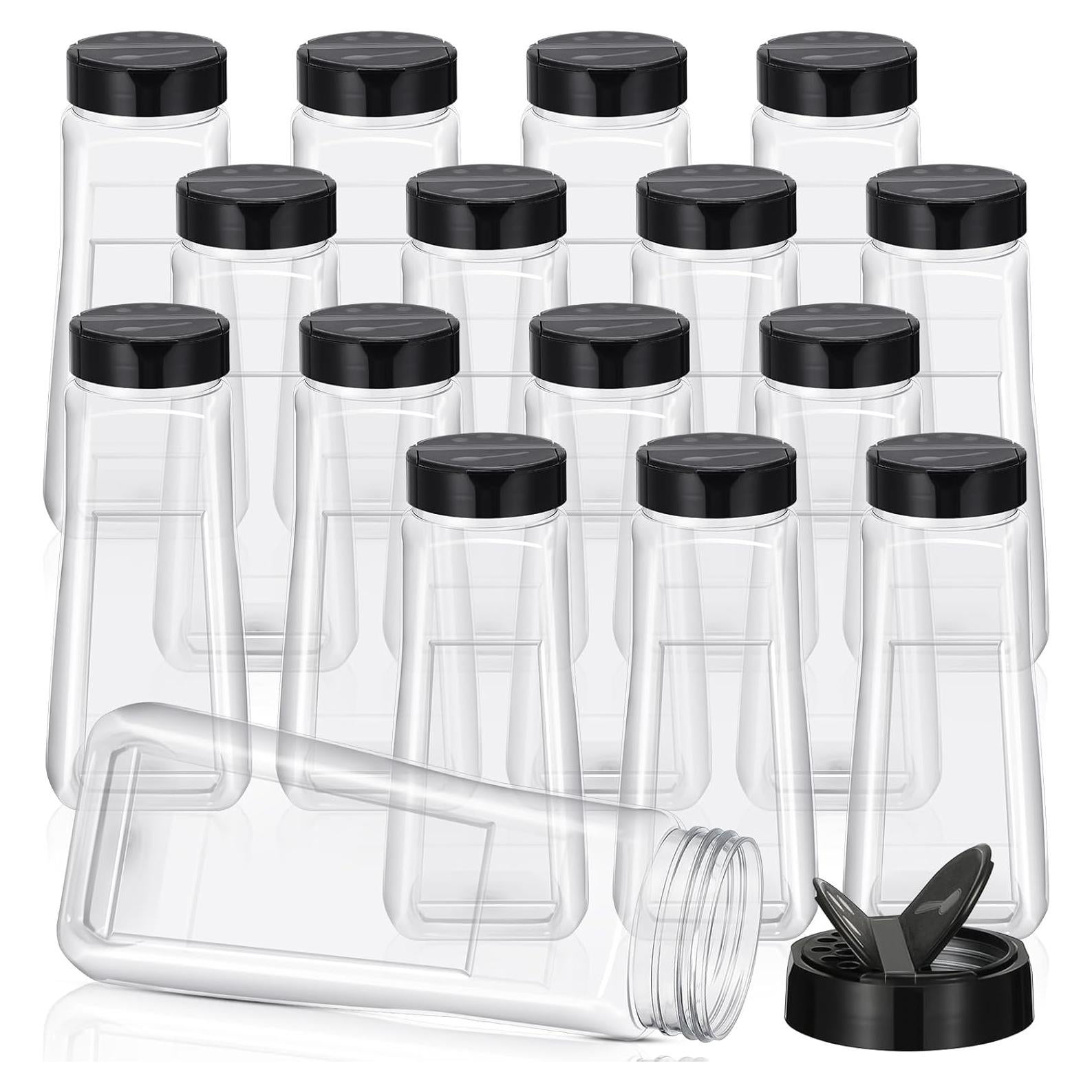 Tarros de Especias Zhehao 16 Piezas 0.95L Plástico con Tapa