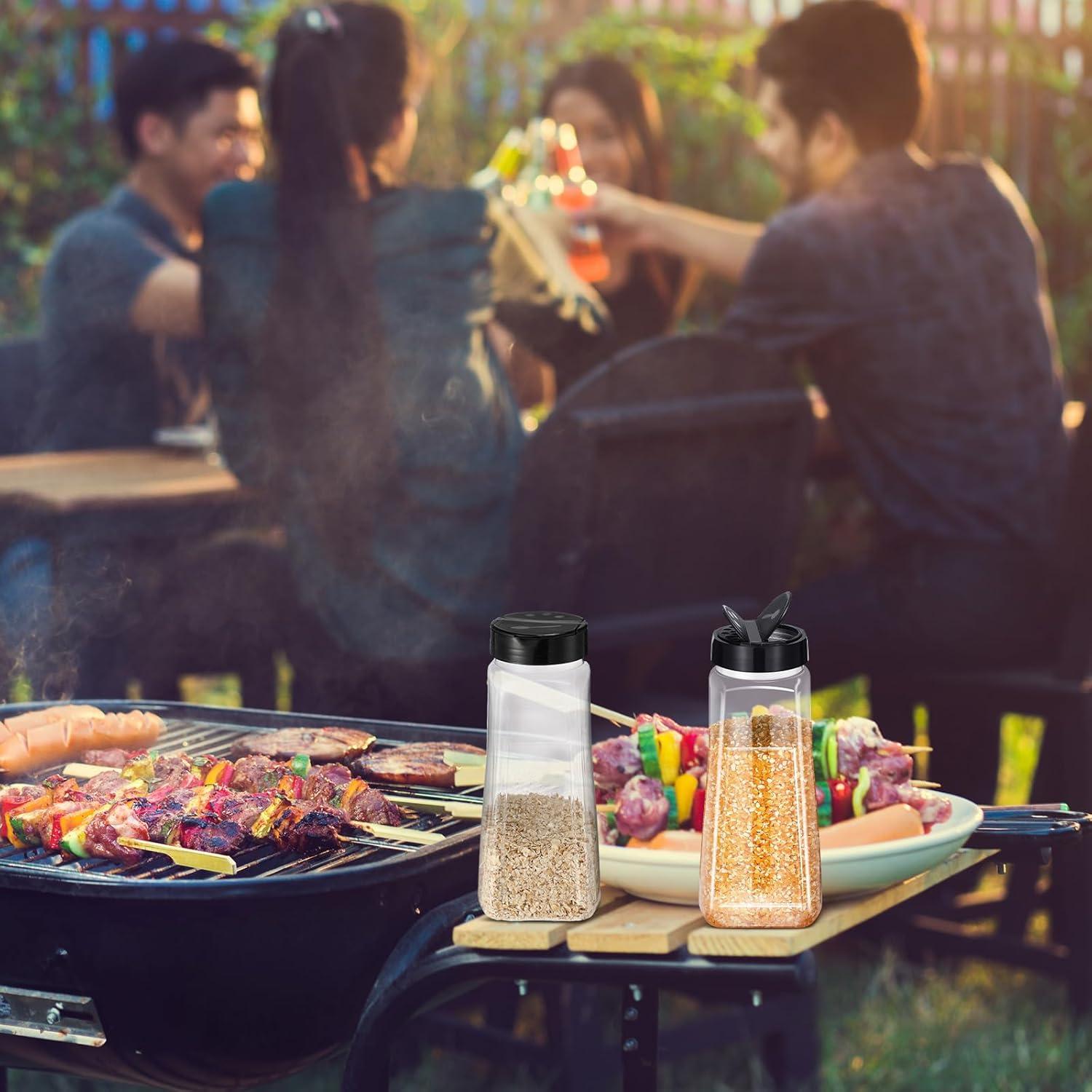 Tarros de Especias Zhehao 16 Piezas 0.95L Plástico con Tapa