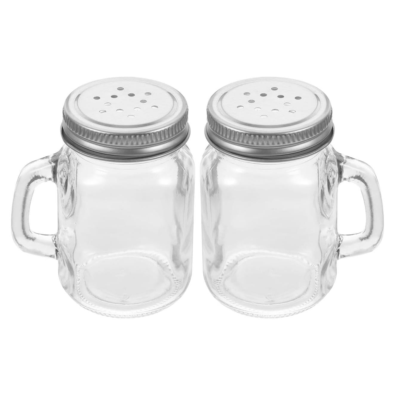 Tarros de Vidrio Vintage Zerodeko 120ml con Tapa de Aluminio