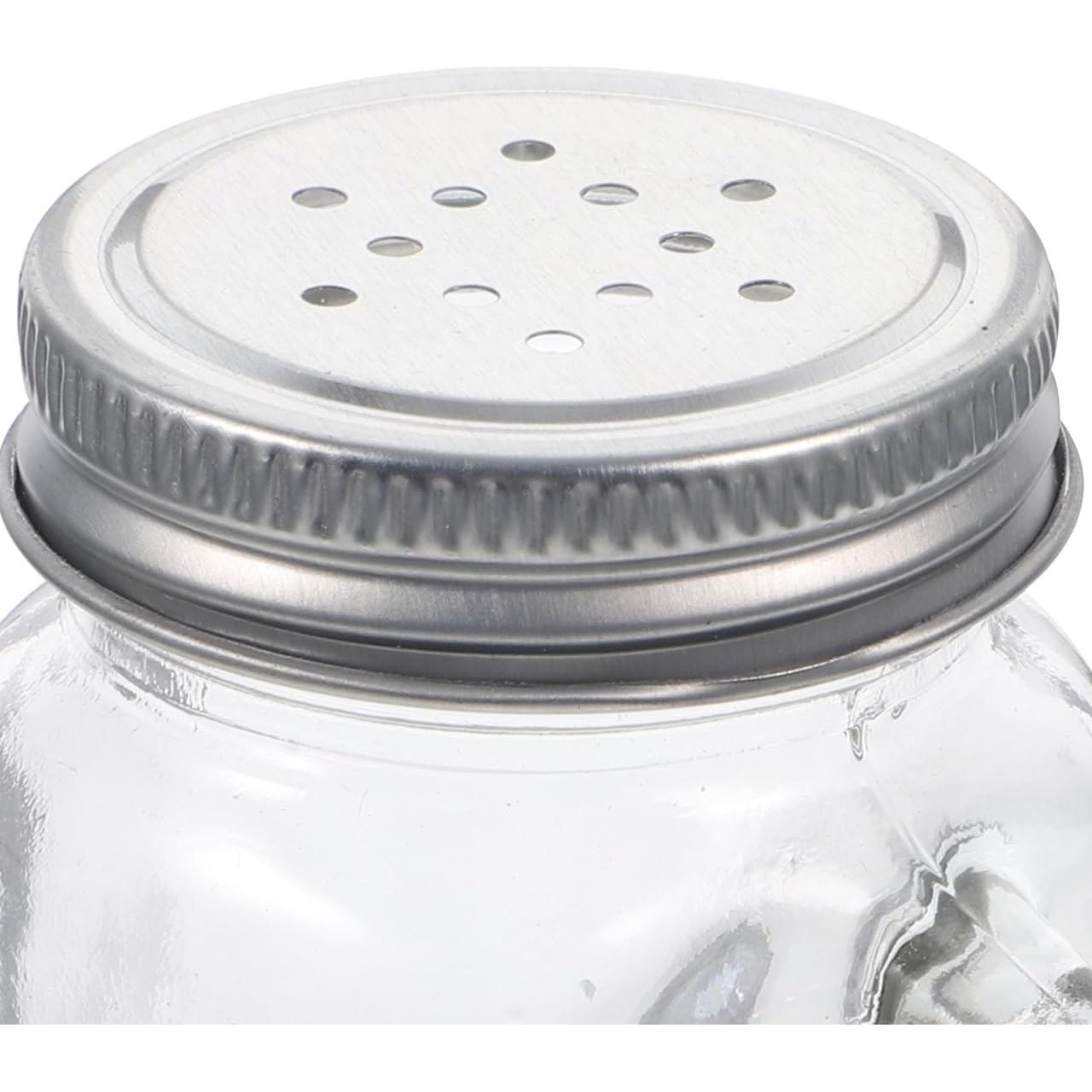 Tarros de Vidrio Vintage Zerodeko 120ml con Tapa de Aluminio