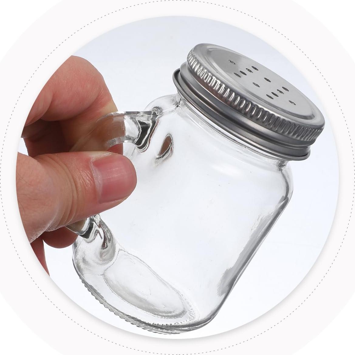 Tarros de Vidrio Vintage Zerodeko 120ml con Tapa de Aluminio