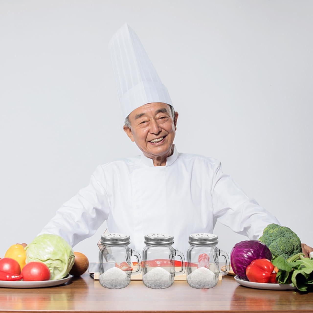 Tarros de Vidrio Vintage Zerodeko 120ml con Tapa de Aluminio